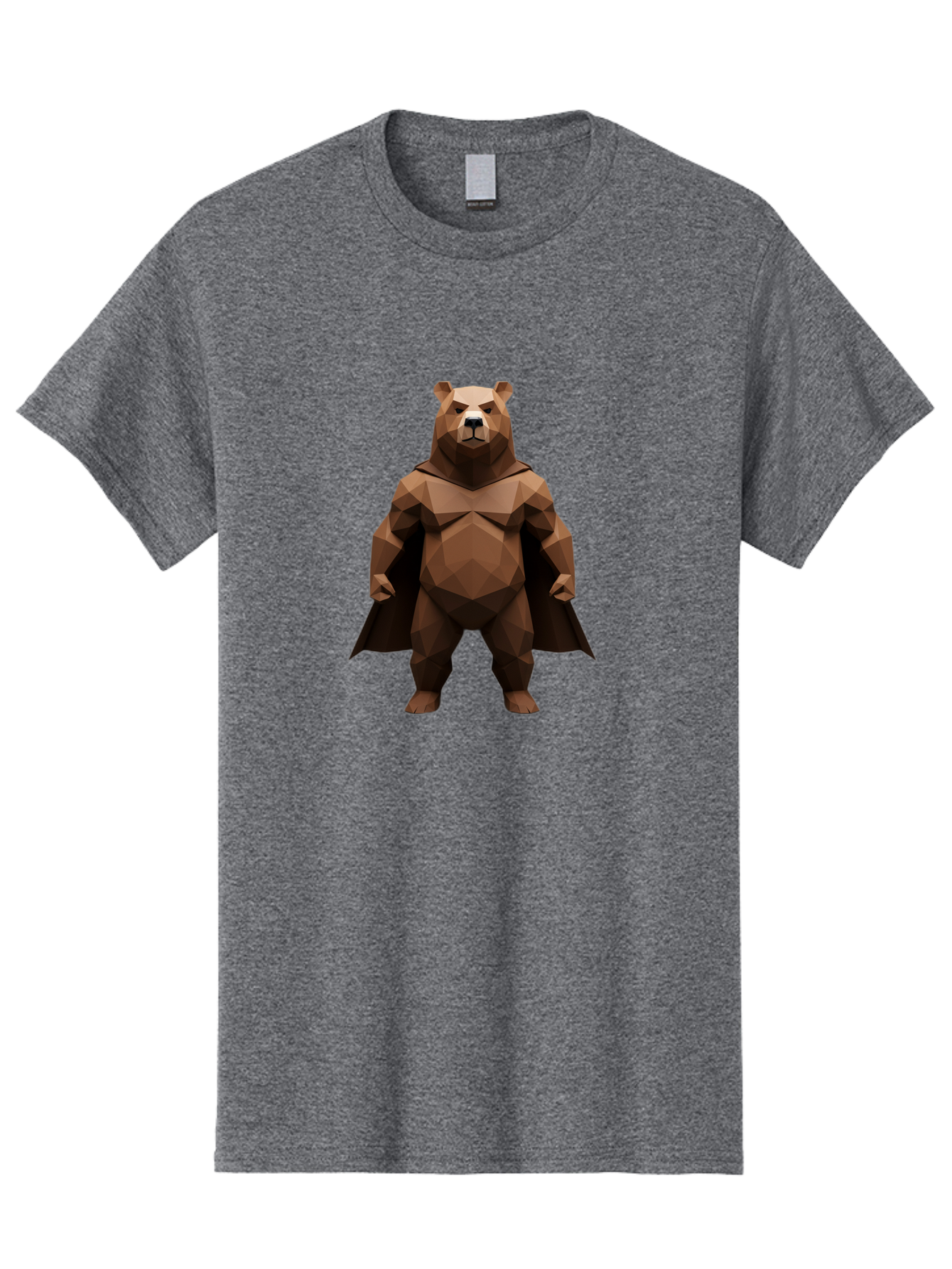Low-Poly-Bear-Superhero Men'S Graphic Tee, 100% Cotton, Comfortable Casual Summer Wear, Machine Washable, Vintage Camera, Old Camera, Antique Camera, Black Camera, Classic Photography, Photography Equipment, Nostalgic Device, Film Camera, Baf191