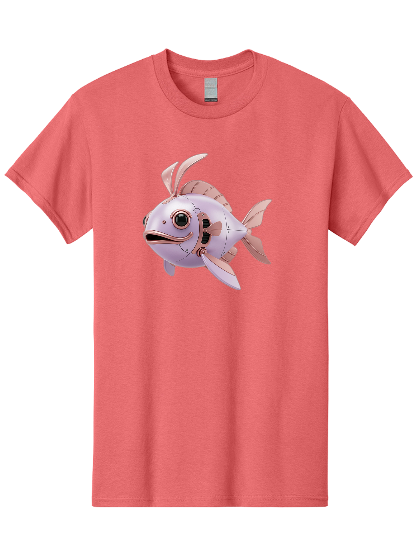 Mechanical-Fish Men'S Graphic Tee, 100% Cotton, Comfortable Casual Summer Wear, Machine Washable, Vintage Camera, Old Camera, Antique Camera, Black Camera, Classic Photography, Photography Equipment, Nostalgic Device, Film Camera, Camera Art Baf205