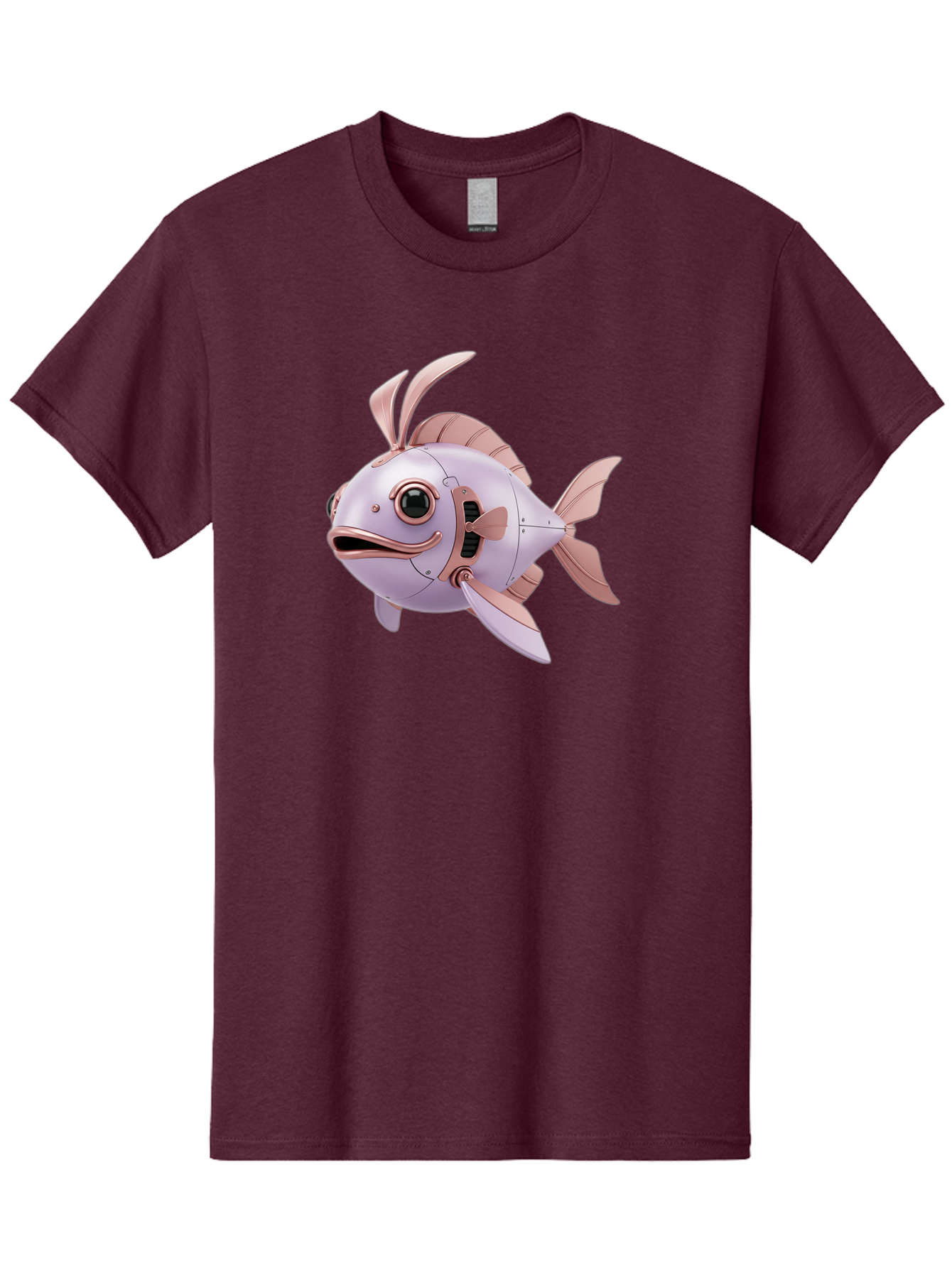 Mechanical-Fish Men'S Graphic Tee, 100% Cotton, Comfortable Casual Summer Wear, Machine Washable, Vintage Camera, Old Camera, Antique Camera, Black Camera, Classic Photography, Photography Equipment, Nostalgic Device, Film Camera, Camera Art Baf205