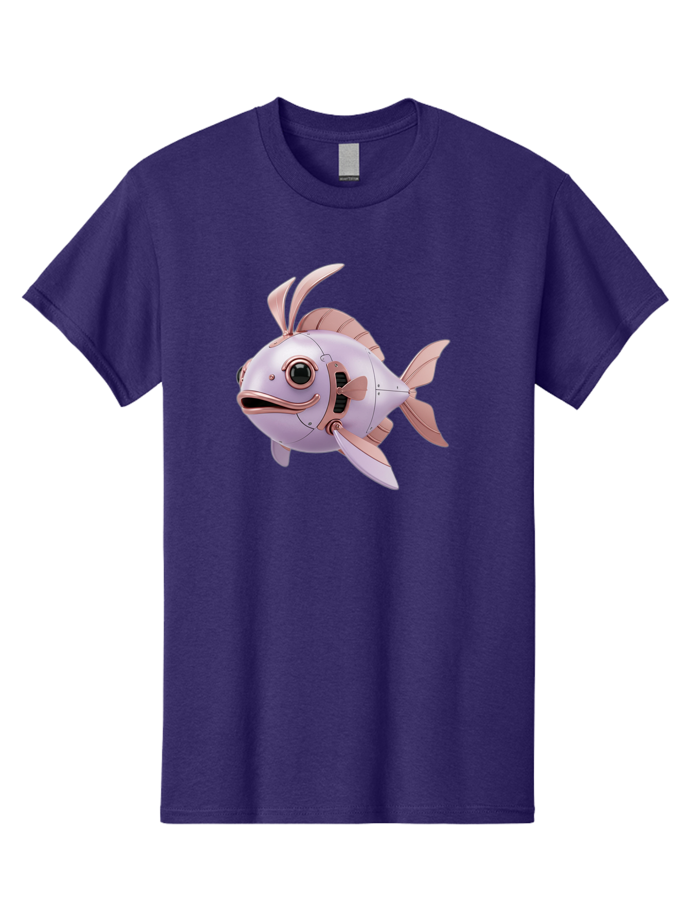 Mechanical-Fish Men'S Graphic Tee, 100% Cotton, Comfortable Casual Summer Wear, Machine Washable, Vintage Camera, Old Camera, Antique Camera, Black Camera, Classic Photography, Photography Equipment, Nostalgic Device, Film Camera, Camera Art Baf205