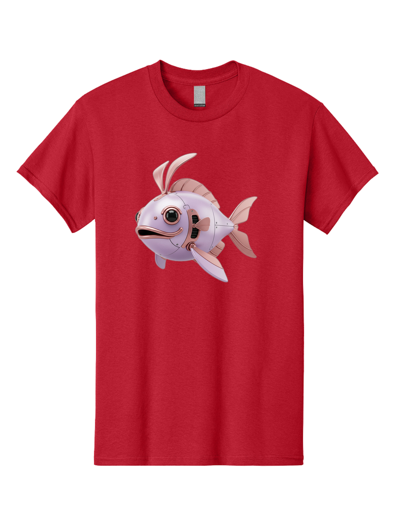 Mechanical-Fish Men'S Graphic Tee, 100% Cotton, Comfortable Casual Summer Wear, Machine Washable, Vintage Camera, Old Camera, Antique Camera, Black Camera, Classic Photography, Photography Equipment, Nostalgic Device, Film Camera, Camera Art Baf205
