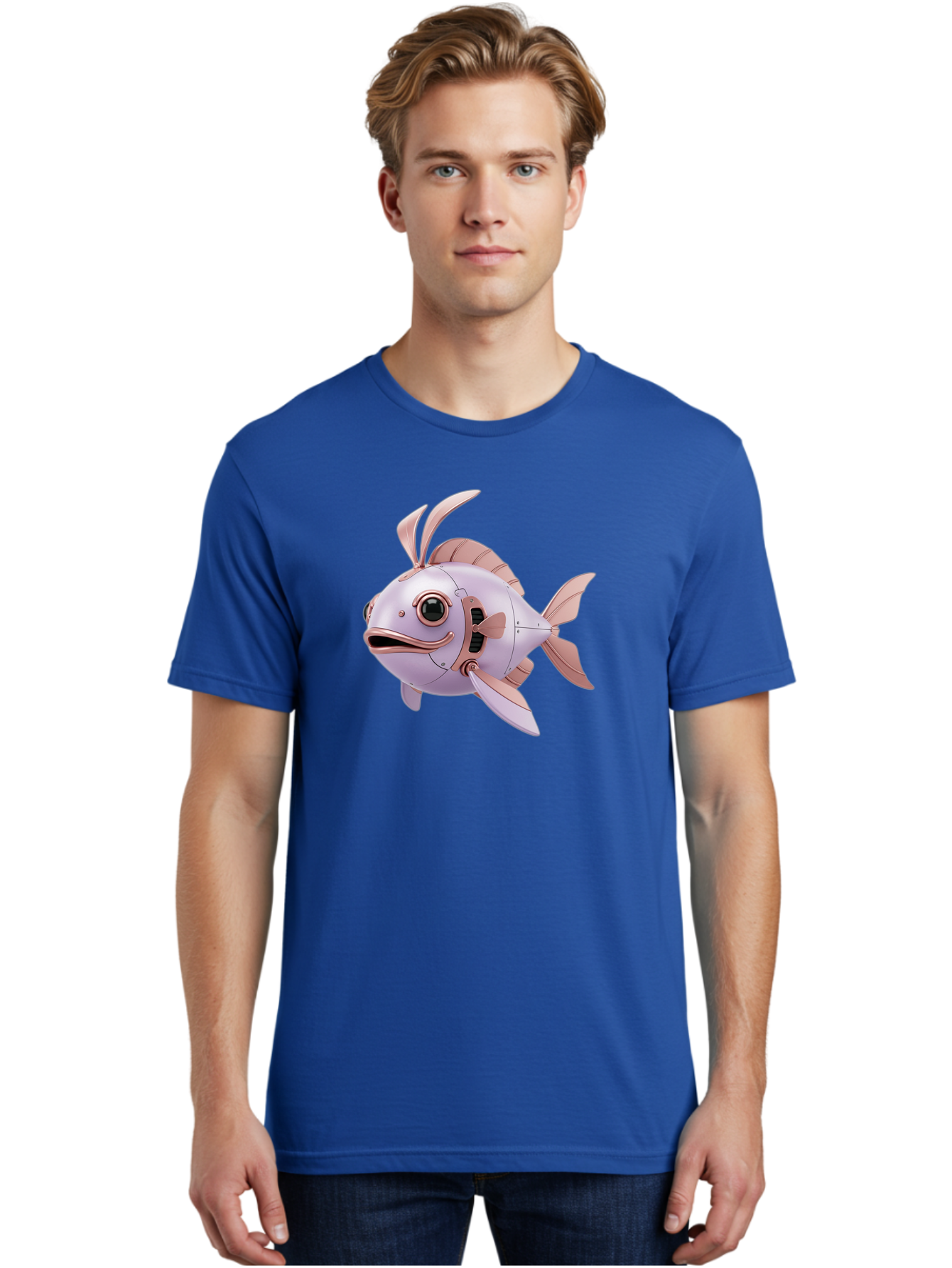 Mechanical-Fish Men'S Graphic Tee, 100% Cotton, Comfortable Casual Summer Wear, Machine Washable, Vintage Camera, Old Camera, Antique Camera, Black Camera, Classic Photography, Photography Equipment, Nostalgic Device, Film Camera, Camera Art Baf205