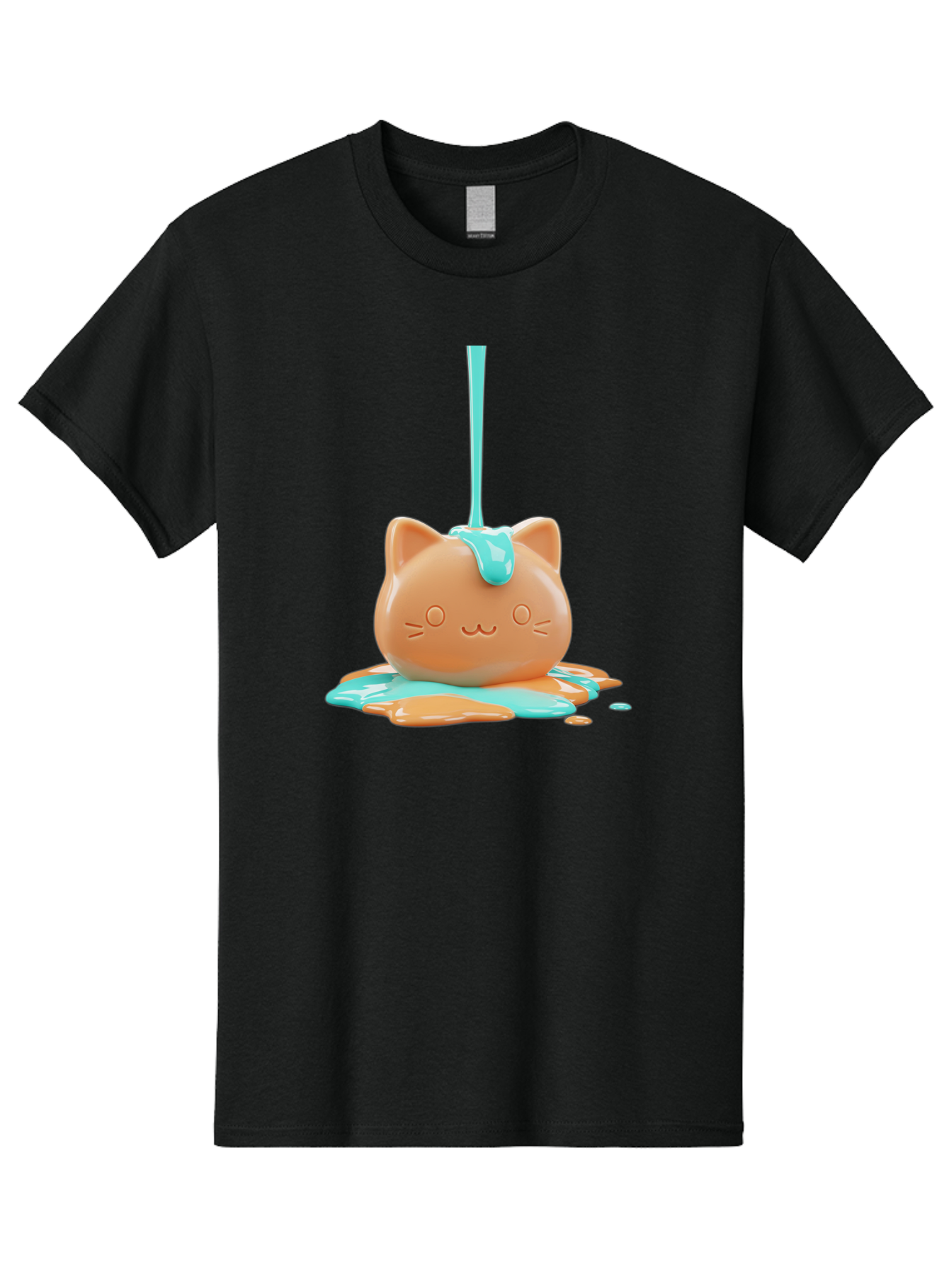 Melting-Cat-Head Men'S Graphic Tee, 100% Cotton, Comfortable Casual Summer Wear, Machine Washable, Vintage Camera, Old Camera, Antique Camera, Black Camera, Classic Photography, Photography Equipment, Nostalgic Device, Film Camera, Camera Art Baf208