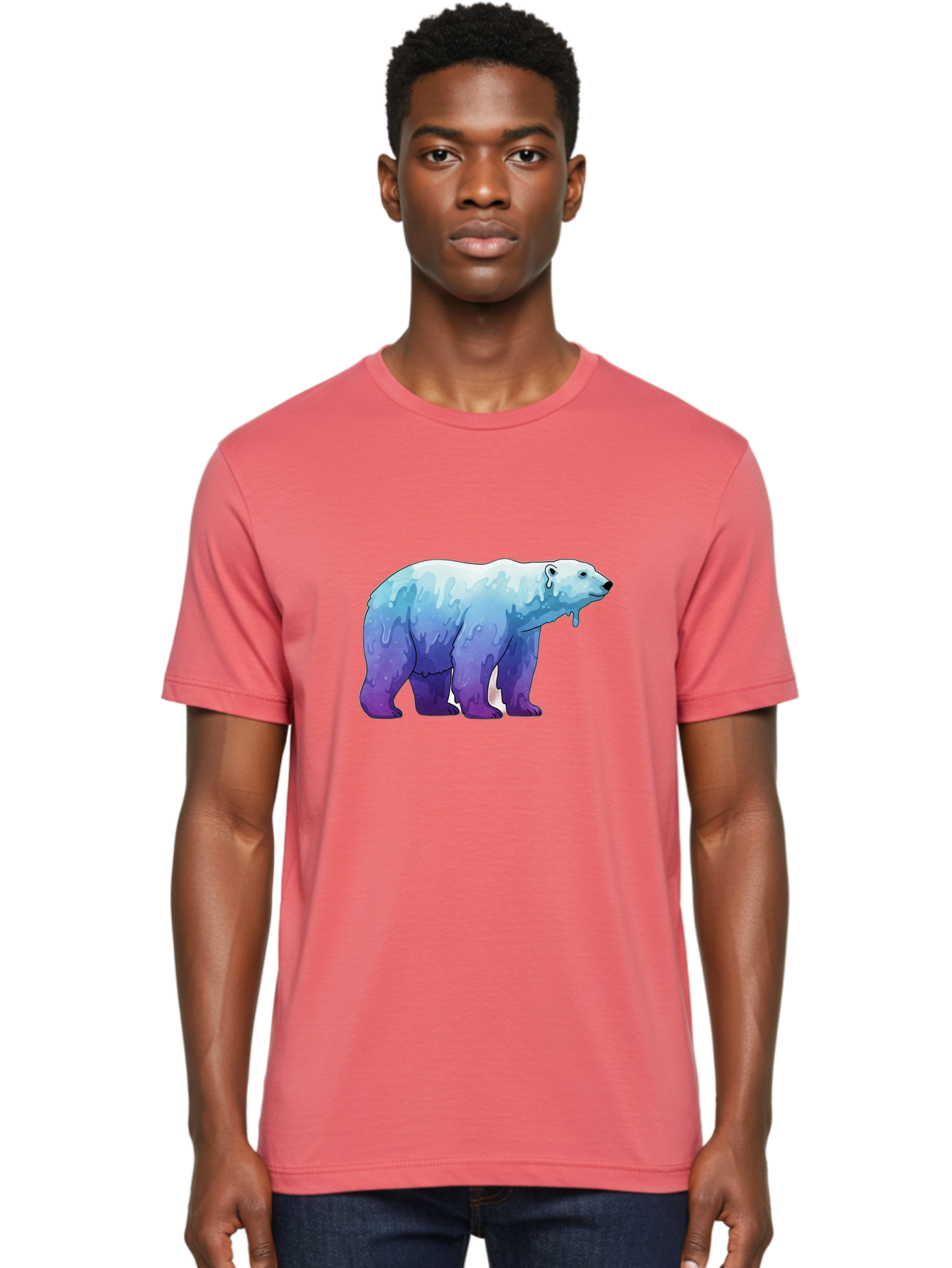Melting-Polar-Bear-1 Men'S Graphic Tee, 100% Cotton, Comfortable Casual Summer Wear, Machine Washable, Vintage Camera, Old Camera, Antique Camera, Black Camera, Classic Photography, Photography Equipment, Nostalgic Device, Film Camera, Baf209