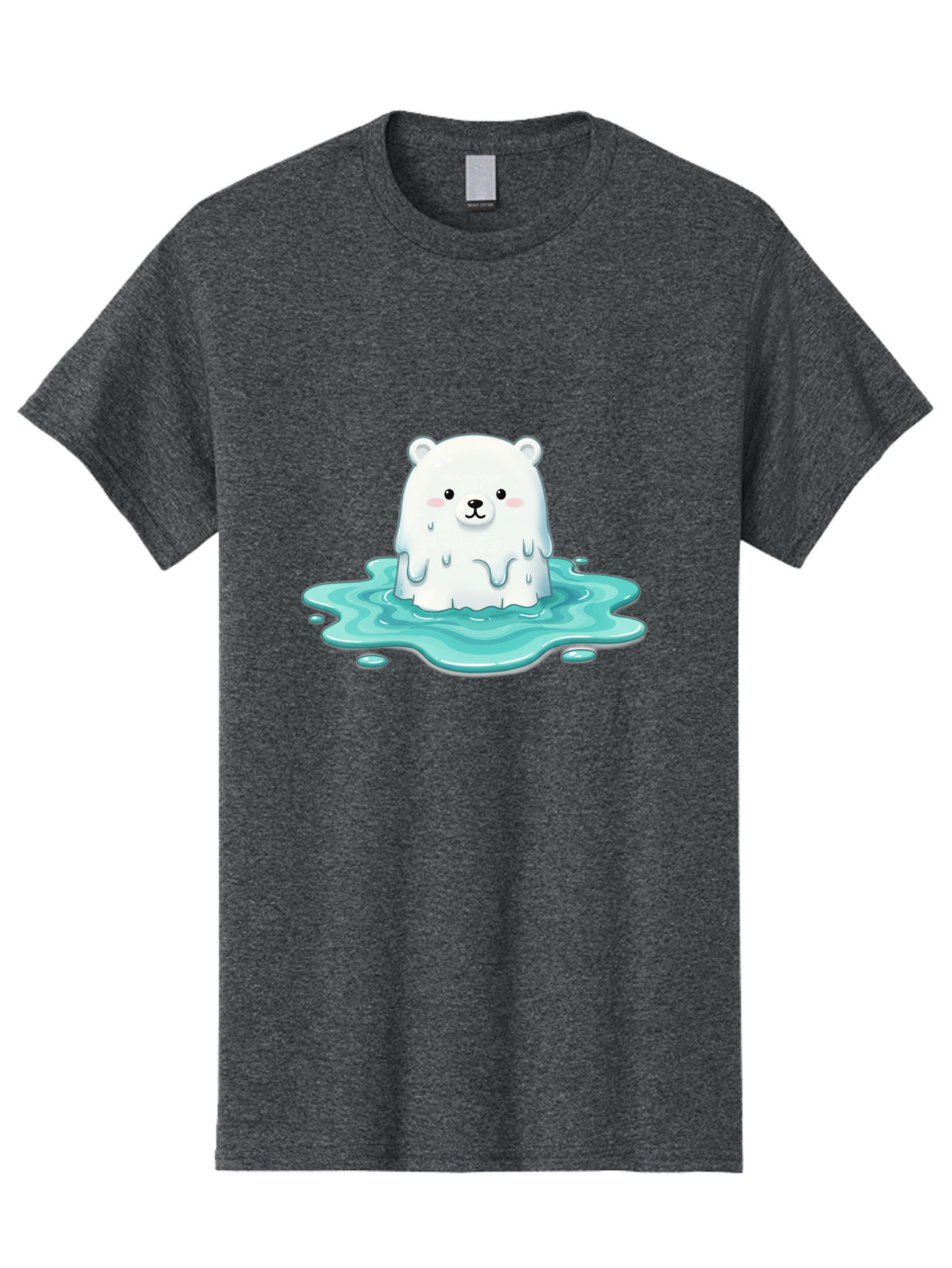 Melting-Polar-Bear Men'S Graphic Tee, 100% Cotton, Comfortable Casual Summer Wear, Machine Washable, Vintage Camera, Old Camera, Antique Camera, Black Camera, Classic Photography, Photography Equipment, Nostalgic Device, Film Camera, Baf211