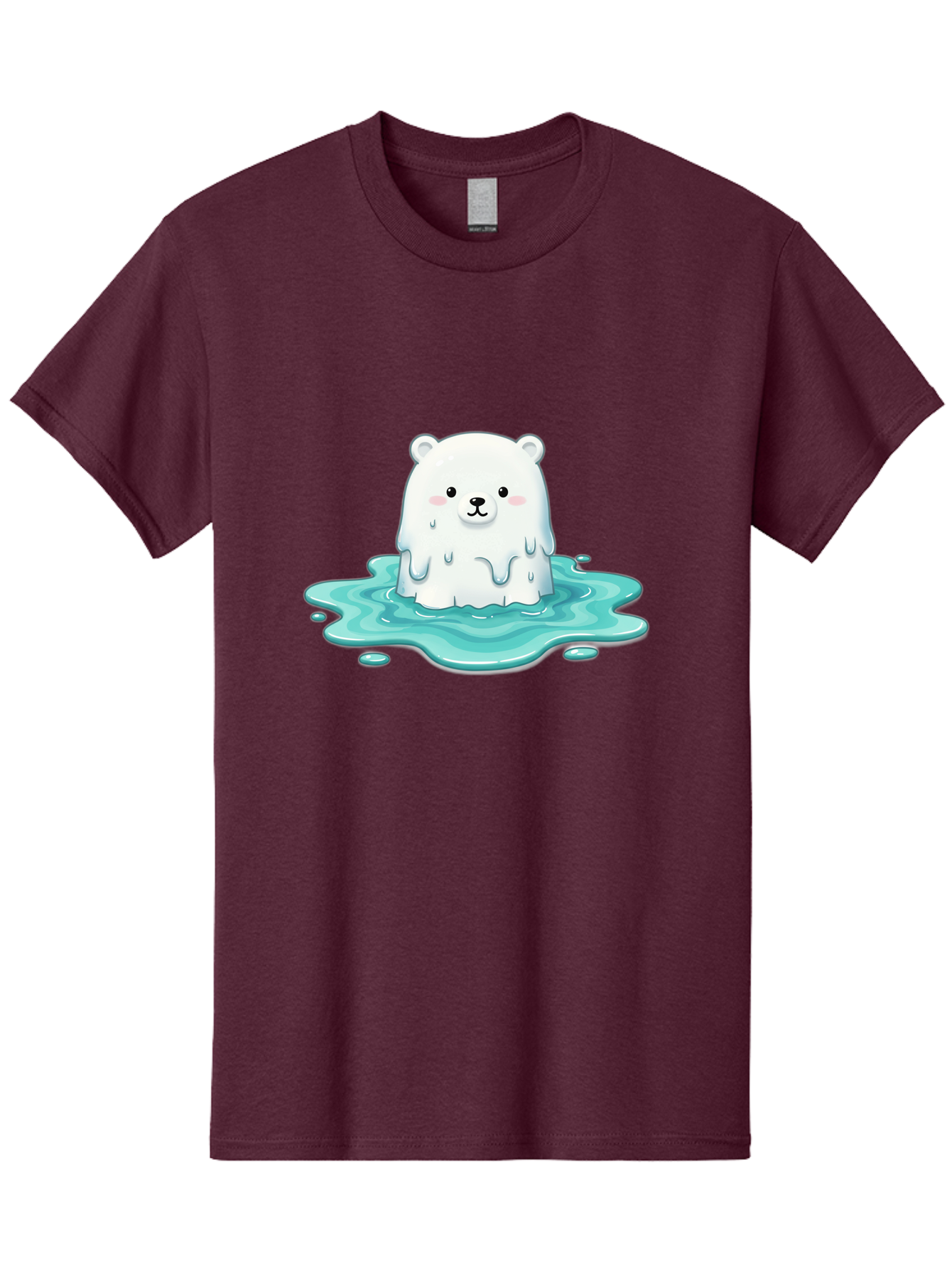 Melting-Polar-Bear Men'S Graphic Tee, 100% Cotton, Comfortable Casual Summer Wear, Machine Washable, Vintage Camera, Old Camera, Antique Camera, Black Camera, Classic Photography, Photography Equipment, Nostalgic Device, Film Camera, Baf211