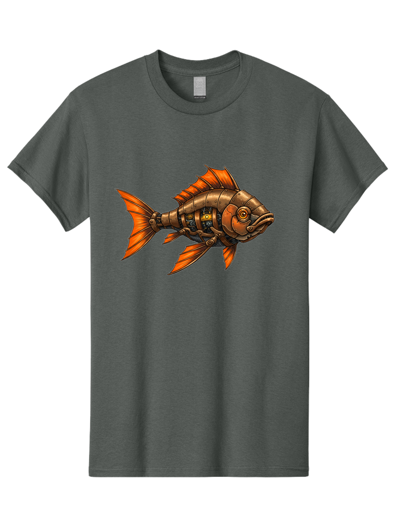 Metal-Fish Men'S Graphic Tee, 100% Cotton, Comfortable Casual Summer Wear, Machine Washable, Vintage Camera, Old Camera, Antique Camera, Black Camera, Classic Photography, Photography Equipment, Nostalgic Device, Film Camera, Camera Art Baf213