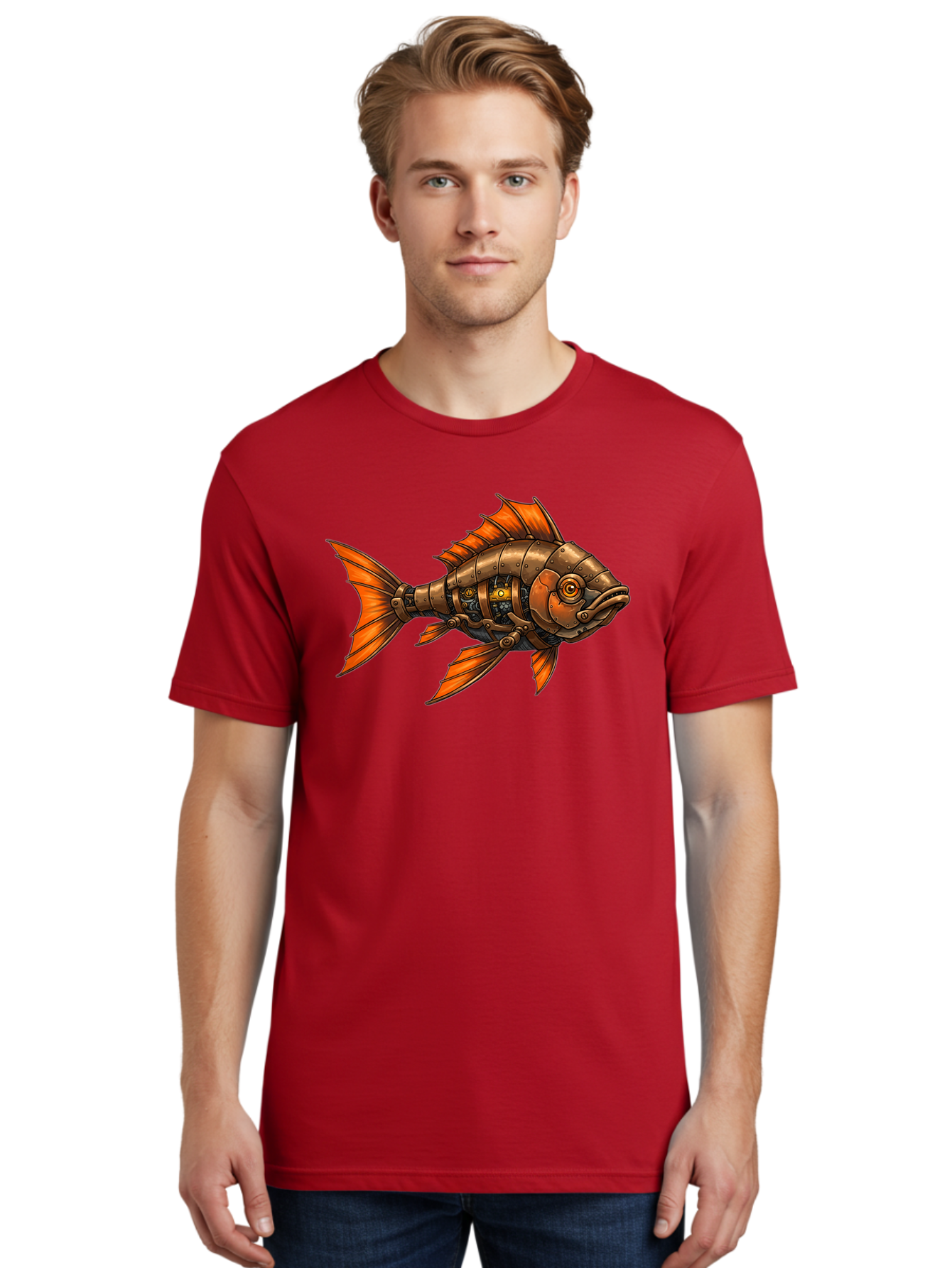 Metal-Fish Men'S Graphic Tee, 100% Cotton, Comfortable Casual Summer Wear, Machine Washable, Vintage Camera, Old Camera, Antique Camera, Black Camera, Classic Photography, Photography Equipment, Nostalgic Device, Film Camera, Camera Art Baf213