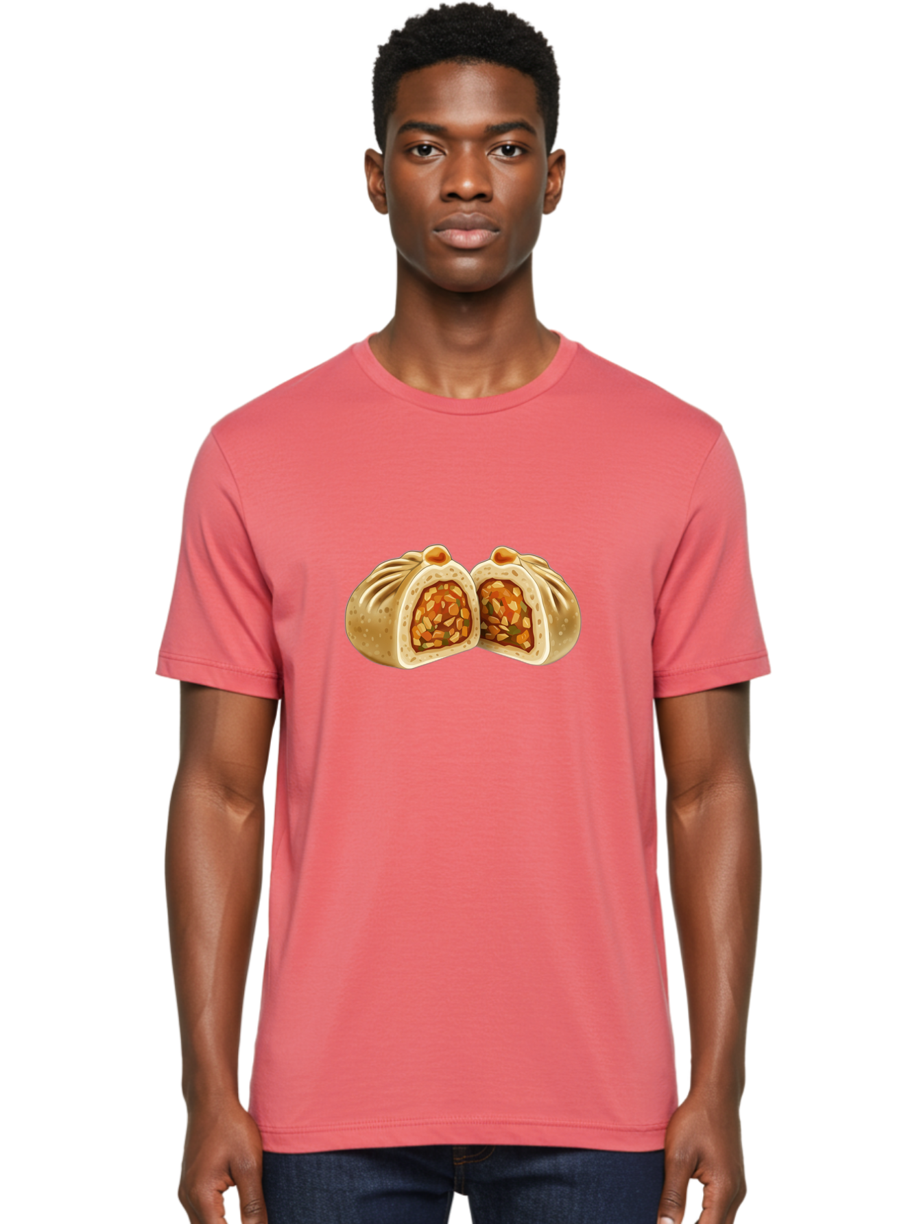Momo-Dumplings-1 Men'S Graphic Tee, 100% Cotton, Comfortable Casual Summer Wear, Machine Washable, Vintage Camera, Old Camera, Antique Camera, Black Camera, Classic Photography, Photography Equipment, Nostalgic Device, Film Camera, Camera Art Baf218