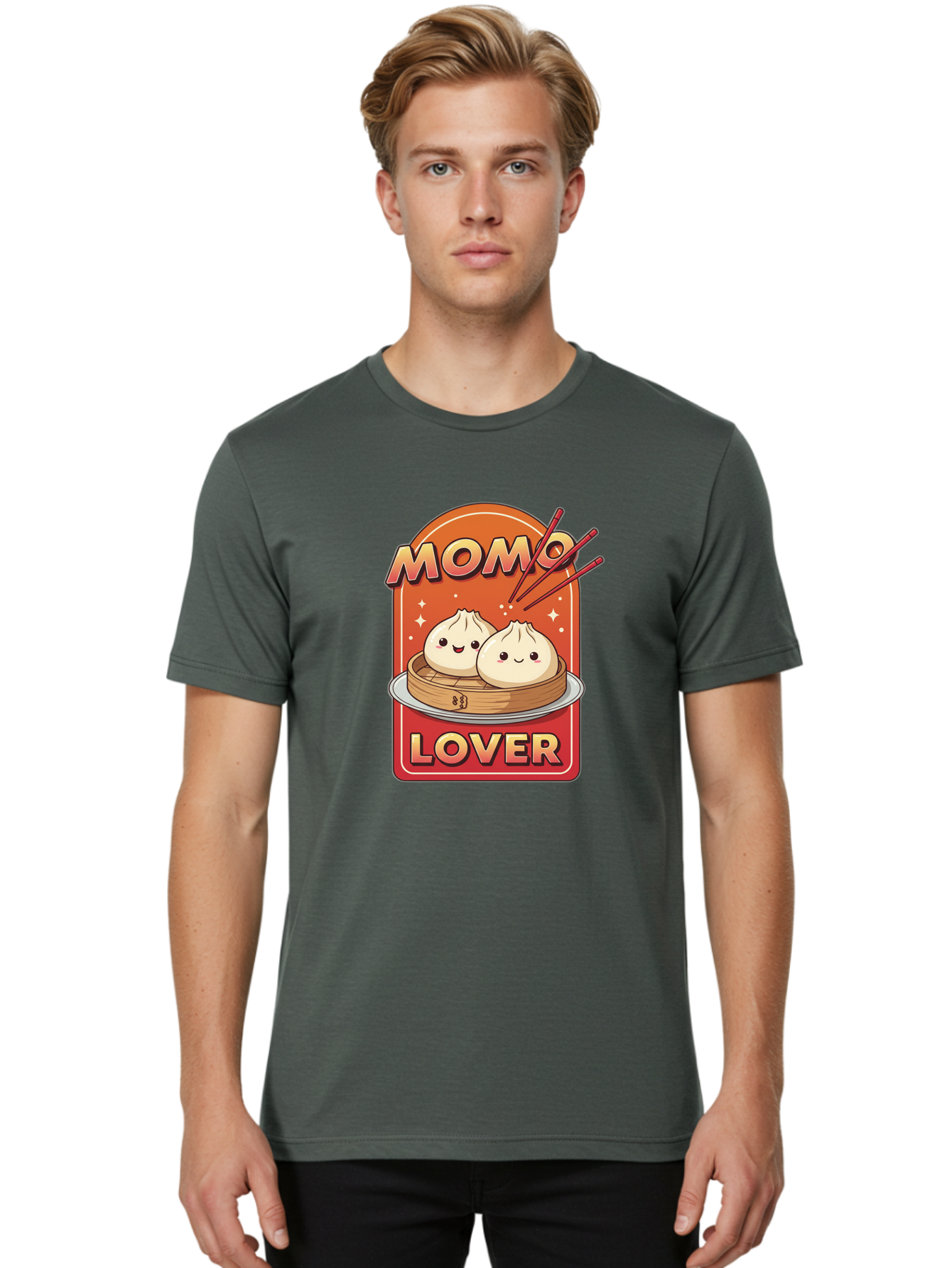 Momo-Lover-1 Men'S Graphic Tee, 100% Cotton, Comfortable Casual Summer Wear, Machine Washable, Vintage Camera, Old Camera, Antique Camera, Black Camera, Classic Photography, Photography Equipment, Nostalgic Device, Film Camera, Camera Art Baf220
