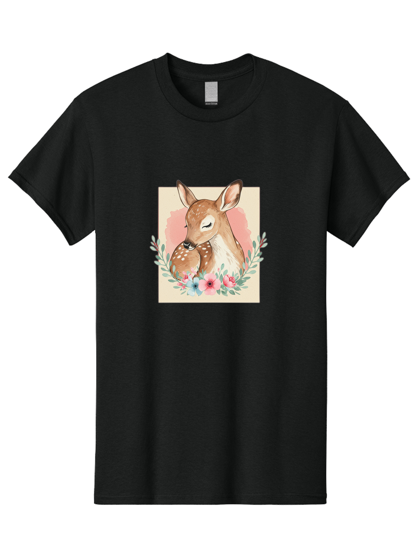 Mother-Deer-And-Fawn Men'S Graphic Tee, 100% Cotton, Comfortable Casual Summer Wear, Machine Washable, Vintage Camera, Old Camera, Antique Camera, Black Camera, Classic Photography, Photography Equipment, Nostalgic Device, Film Camera, Baf234