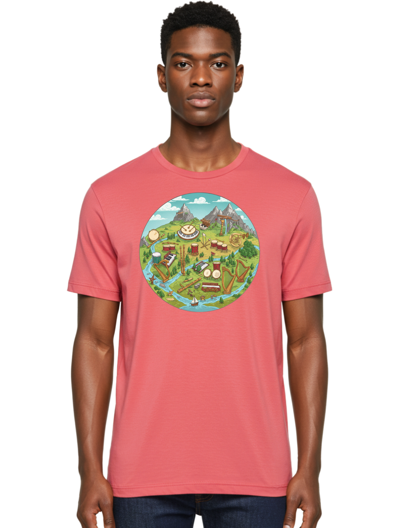 Music-Instruments-Landscape Men'S Graphic Tee, 100% Cotton, Comfortable Casual Summer Wear, Machine Washable, Vintage Camera, Old Camera, Antique Camera, Black Camera, Classic Photography, Photography Equipment, Nostalgic Device, Film Camera, Baf236
