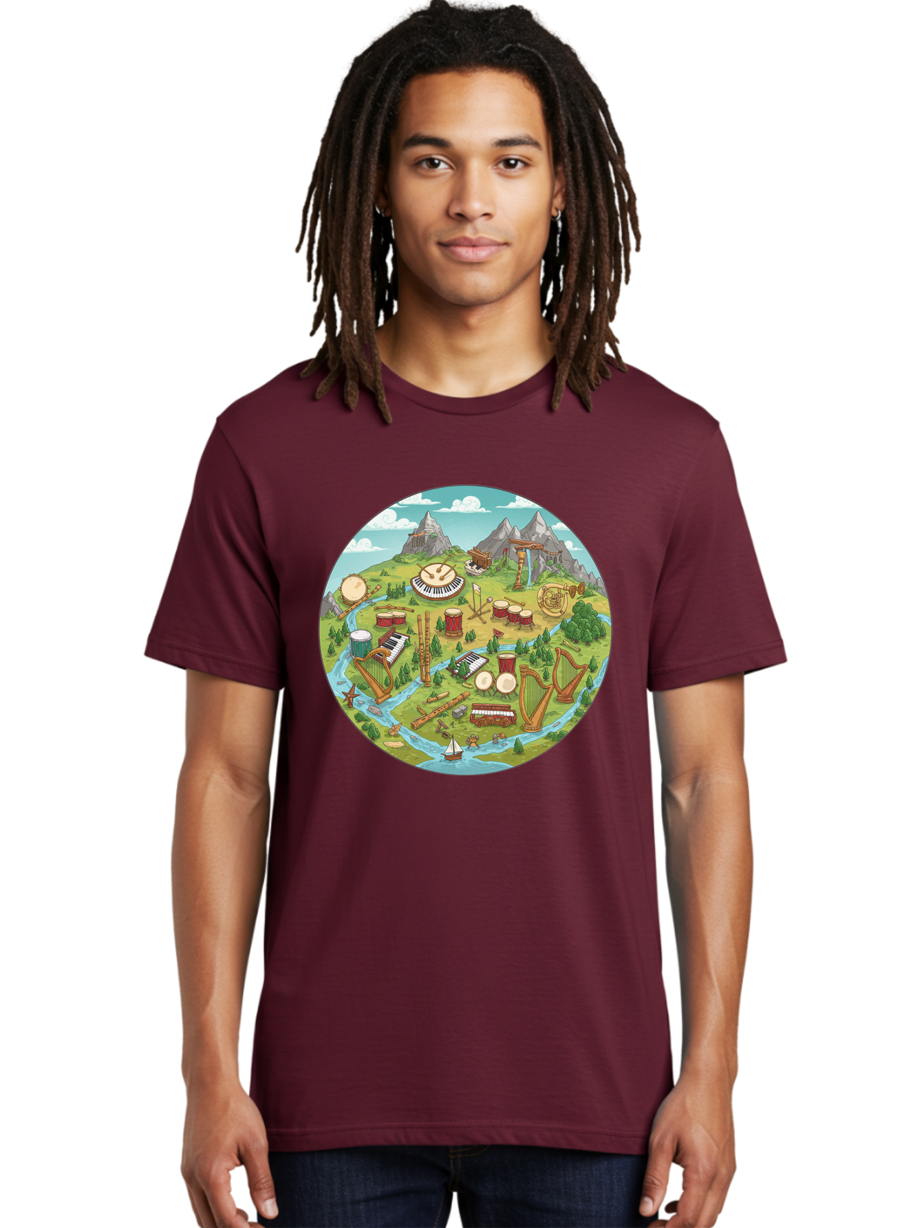 Music-Instruments-Landscape Men'S Graphic Tee, 100% Cotton, Comfortable Casual Summer Wear, Machine Washable, Vintage Camera, Old Camera, Antique Camera, Black Camera, Classic Photography, Photography Equipment, Nostalgic Device, Film Camera, Baf236