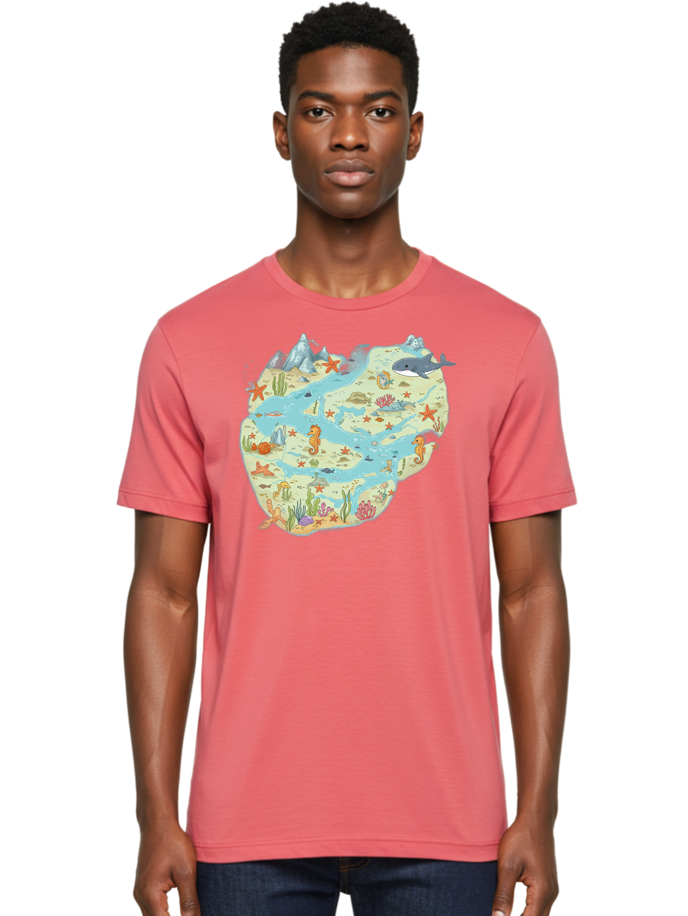 Ocean-Puzzle Men'S Graphic Tee, 100% Cotton, Comfortable Casual Summer Wear, Machine Washable, Vintage Camera, Old Camera, Antique Camera, Black Camera, Classic Photography, Photography Equipment, Nostalgic Device, Film Camera, Camera Art Baf240