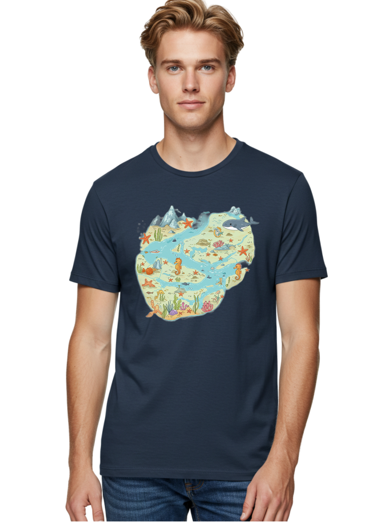Ocean-Puzzle Men'S Graphic Tee, 100% Cotton, Comfortable Casual Summer Wear, Machine Washable, Vintage Camera, Old Camera, Antique Camera, Black Camera, Classic Photography, Photography Equipment, Nostalgic Device, Film Camera, Camera Art Baf240