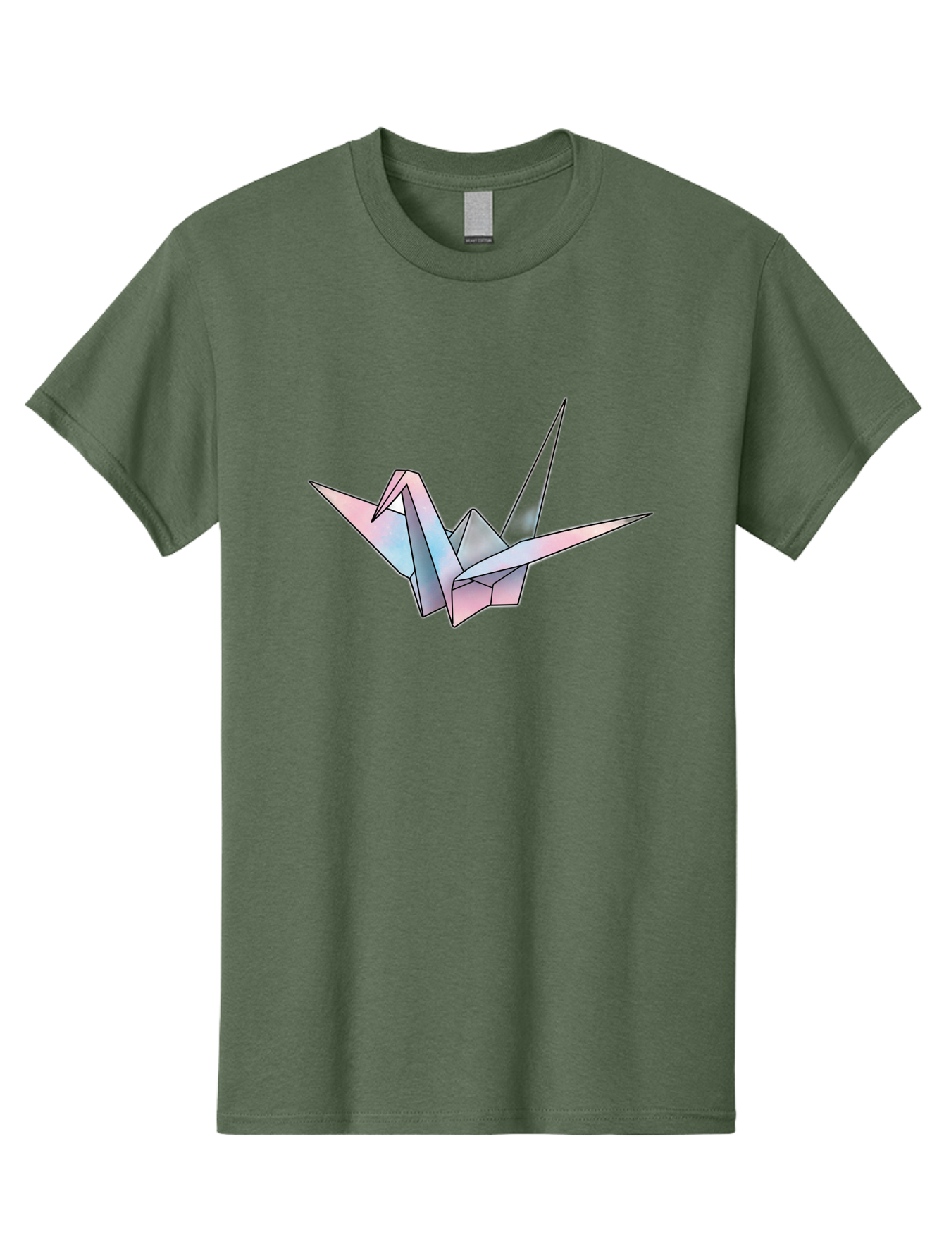 Origami-Crane-2 Men'S Graphic Tee, 100% Cotton, Comfortable Casual Summer Wear, Machine Washable, Vintage Camera, Old Camera, Antique Camera, Black Camera, Classic Photography, Photography Equipment, Nostalgic Device, Film Camera, Camera Art Baf250