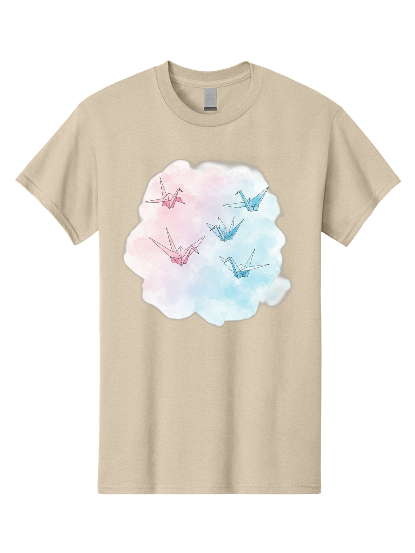 Origami-Cranes-On-Cloud Men'S Graphic Tee, 100% Cotton, Comfortable Casual Summer Wear, Machine Washable, Vintage Camera, Old Camera, Antique Camera, Black Camera, Classic Photography, Photography Equipment, Nostalgic Device, Film Camera, Baf256