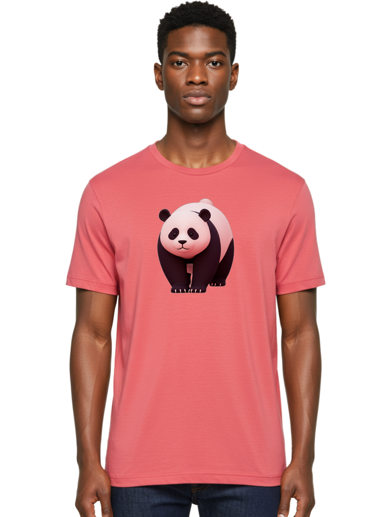 Panda-3 Men'S Graphic Tee, 100% Cotton, Comfortable Casual Summer Wear, Machine Washable, Vintage Camera, Old Camera, Antique Camera, Black Camera, Classic Photography, Photography Equipment, Nostalgic Device, Film Camera, Camera Art Baf261