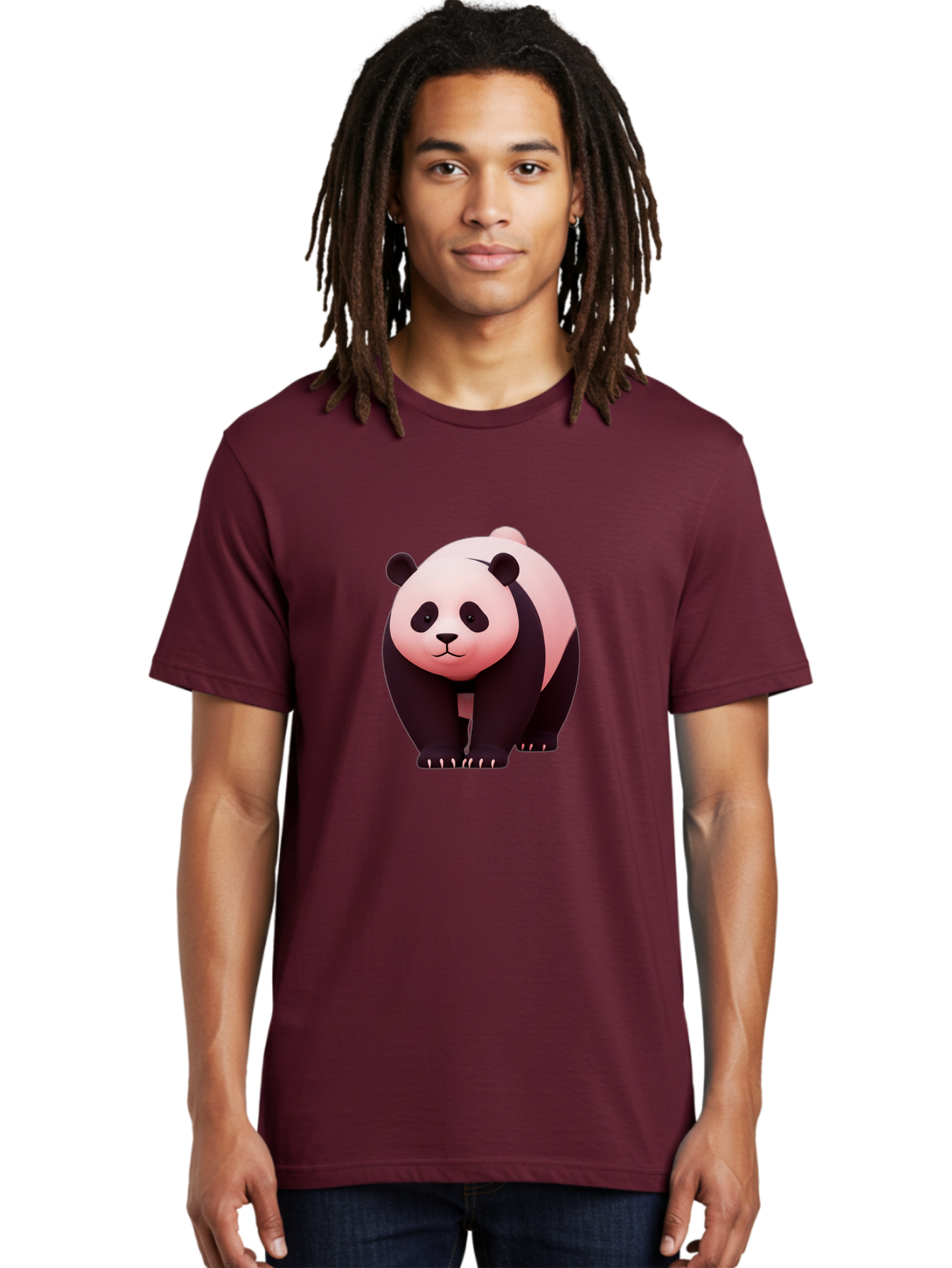 Panda-3 Men'S Graphic Tee, 100% Cotton, Comfortable Casual Summer Wear, Machine Washable, Vintage Camera, Old Camera, Antique Camera, Black Camera, Classic Photography, Photography Equipment, Nostalgic Device, Film Camera, Camera Art Baf261
