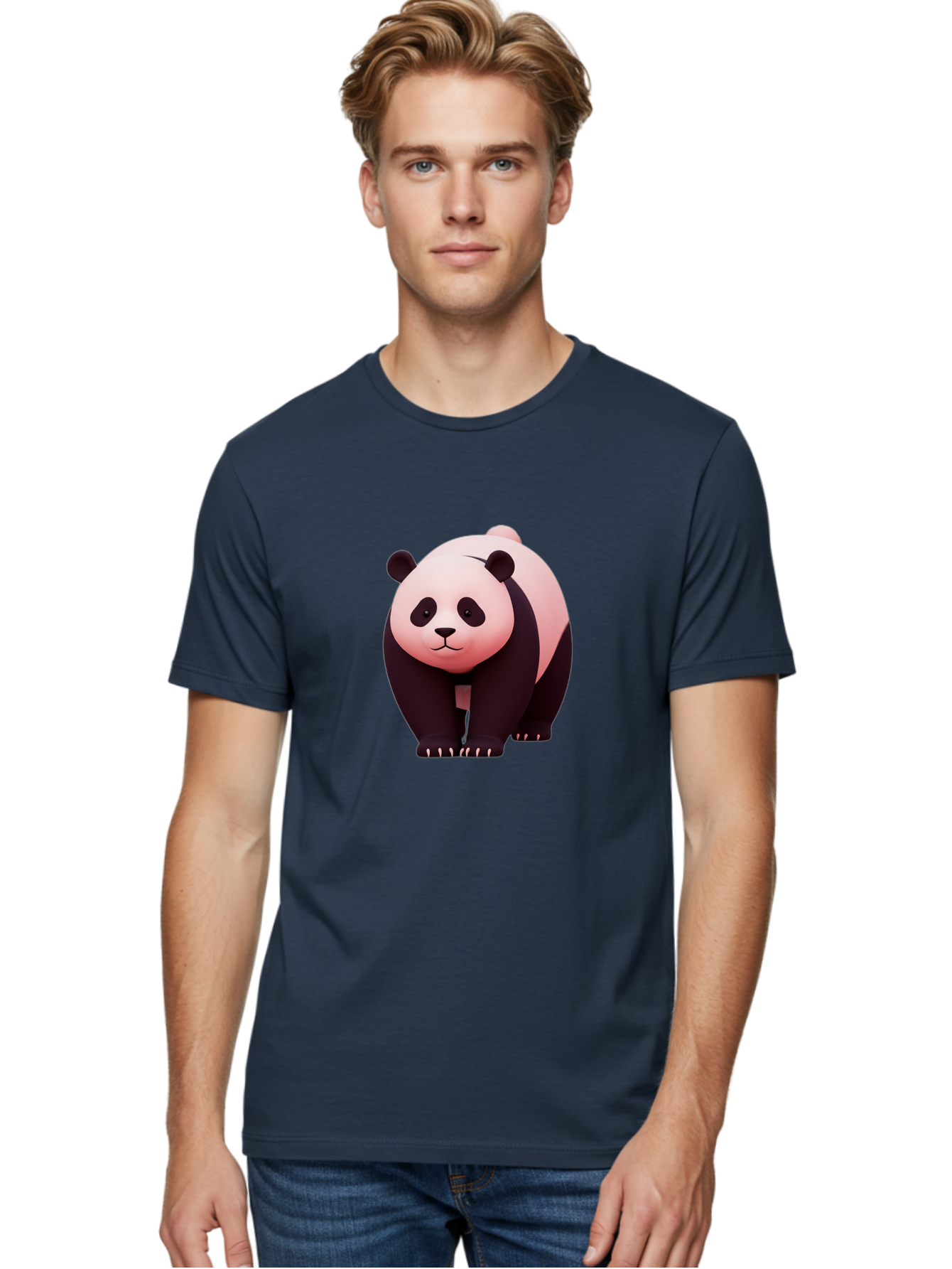 Panda-3 Men'S Graphic Tee, 100% Cotton, Comfortable Casual Summer Wear, Machine Washable, Vintage Camera, Old Camera, Antique Camera, Black Camera, Classic Photography, Photography Equipment, Nostalgic Device, Film Camera, Camera Art Baf261