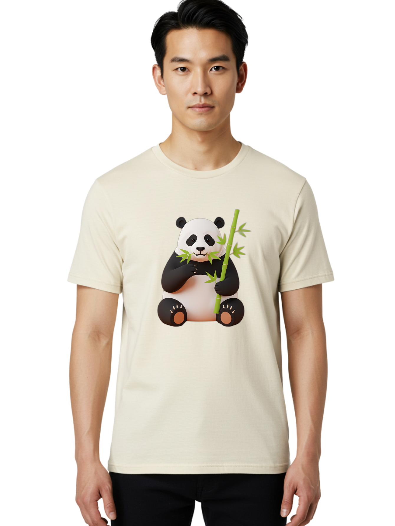 Panda-6 Men'S Graphic Tee, 100% Cotton, Comfortable Casual Summer Wear, Machine Washable, Vintage Camera, Old Camera, Antique Camera, Black Camera, Classic Photography, Photography Equipment, Nostalgic Device, Film Camera, Camera Art Baf264
