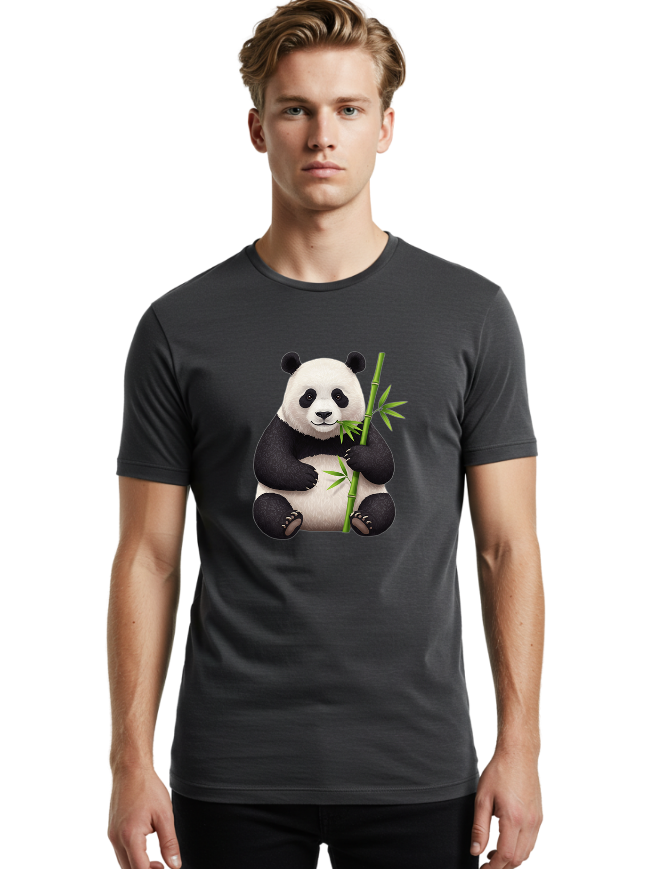 Panda-7 Men'S Graphic Tee, 100% Cotton, Comfortable Casual Summer Wear, Machine Washable, Vintage Camera, Old Camera, Antique Camera, Black Camera, Classic Photography, Photography Equipment, Nostalgic Device, Film Camera, Camera Art Baf265