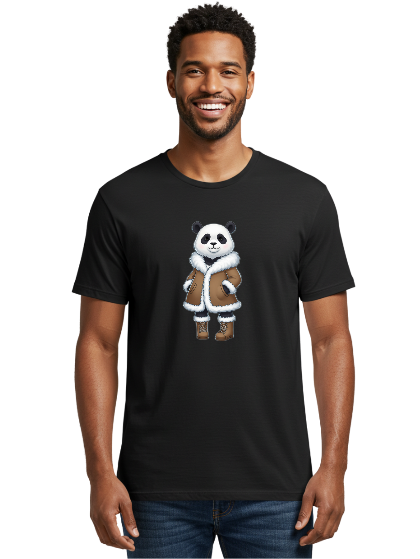 Panda-Character Men'S Graphic Tee, 100% Cotton, Comfortable Casual Summer Wear, Machine Washable, Vintage Camera, Old Camera, Antique Camera, Black Camera, Classic Photography, Photography Equipment, Nostalgic Device, Film Camera, Camera Art Baf269