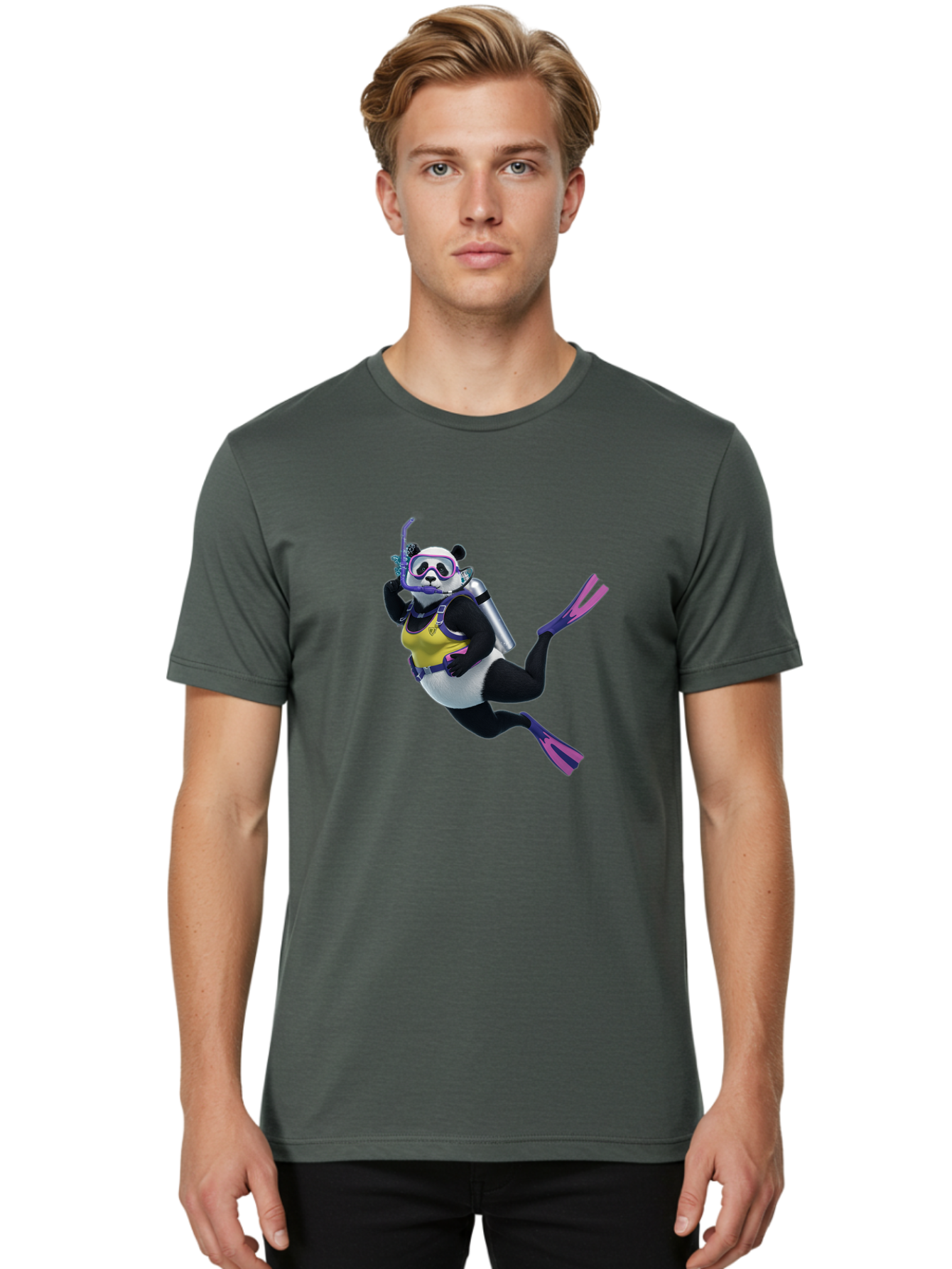 Panda-Diver Men'S Graphic Tee, 100% Cotton, Comfortable Casual Summer Wear, Machine Washable, Vintage Camera, Old Camera, Antique Camera, Black Camera, Classic Photography, Photography Equipment, Nostalgic Device, Film Camera, Camera Art Baf271