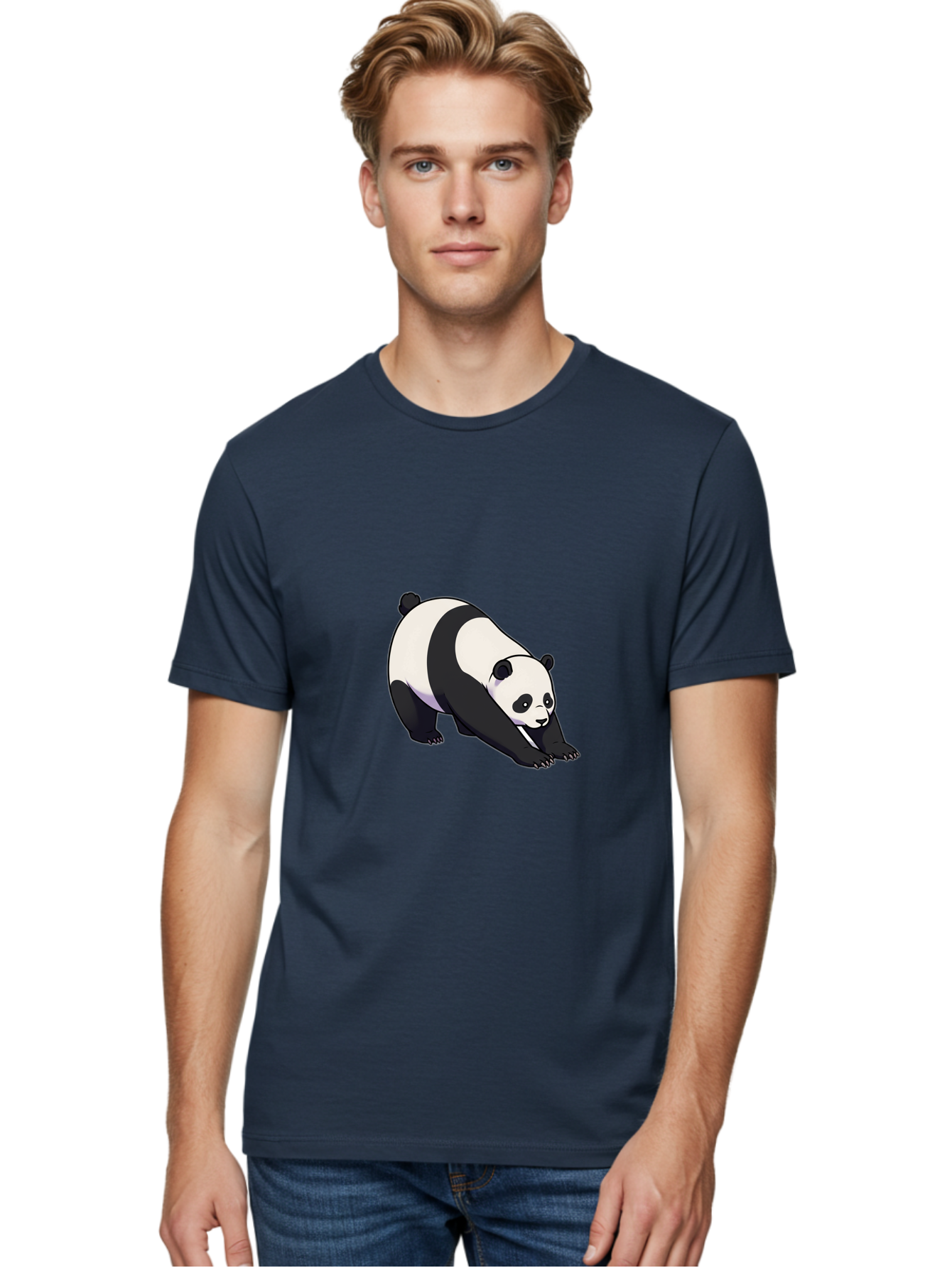 Panda-Doing-Yoga Men'S Graphic Tee, 100% Cotton, Comfortable Casual Summer Wear, Machine Washable, Vintage Camera, Old Camera, Antique Camera, Black Camera, Classic Photography, Photography Equipment, Nostalgic Device, Film Camera, Camera Art Baf272
