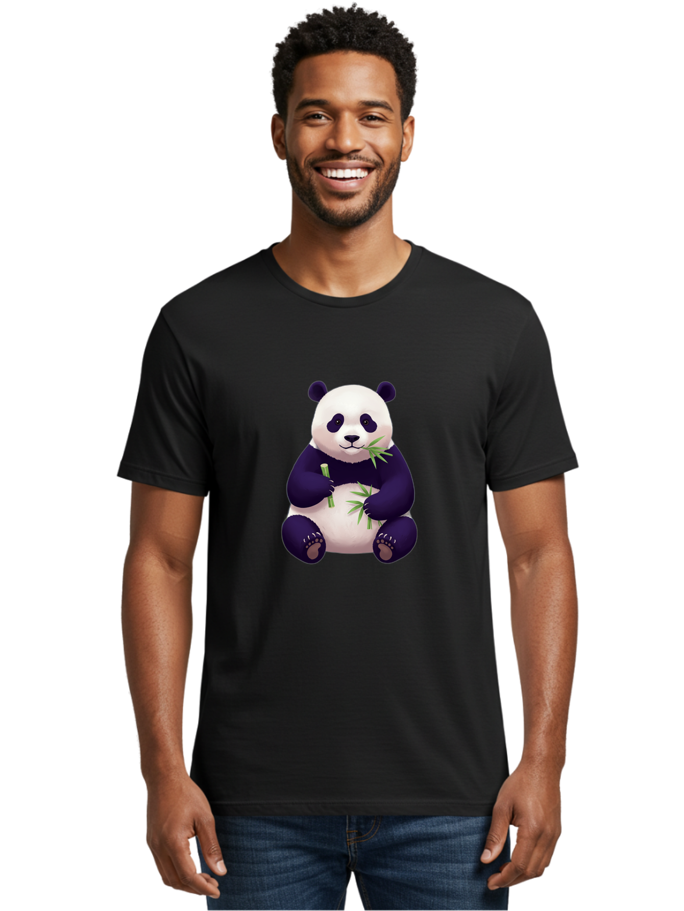Panda-Eating-Bamboo-5 Men'S Graphic Tee, 100% Cotton, Comfortable Casual Summer Wear, Machine Washable, Vintage Camera, Old Camera, Antique Camera, Black Camera, Classic Photography, Photography Equipment, Nostalgic Device, Film Camera, Baf277