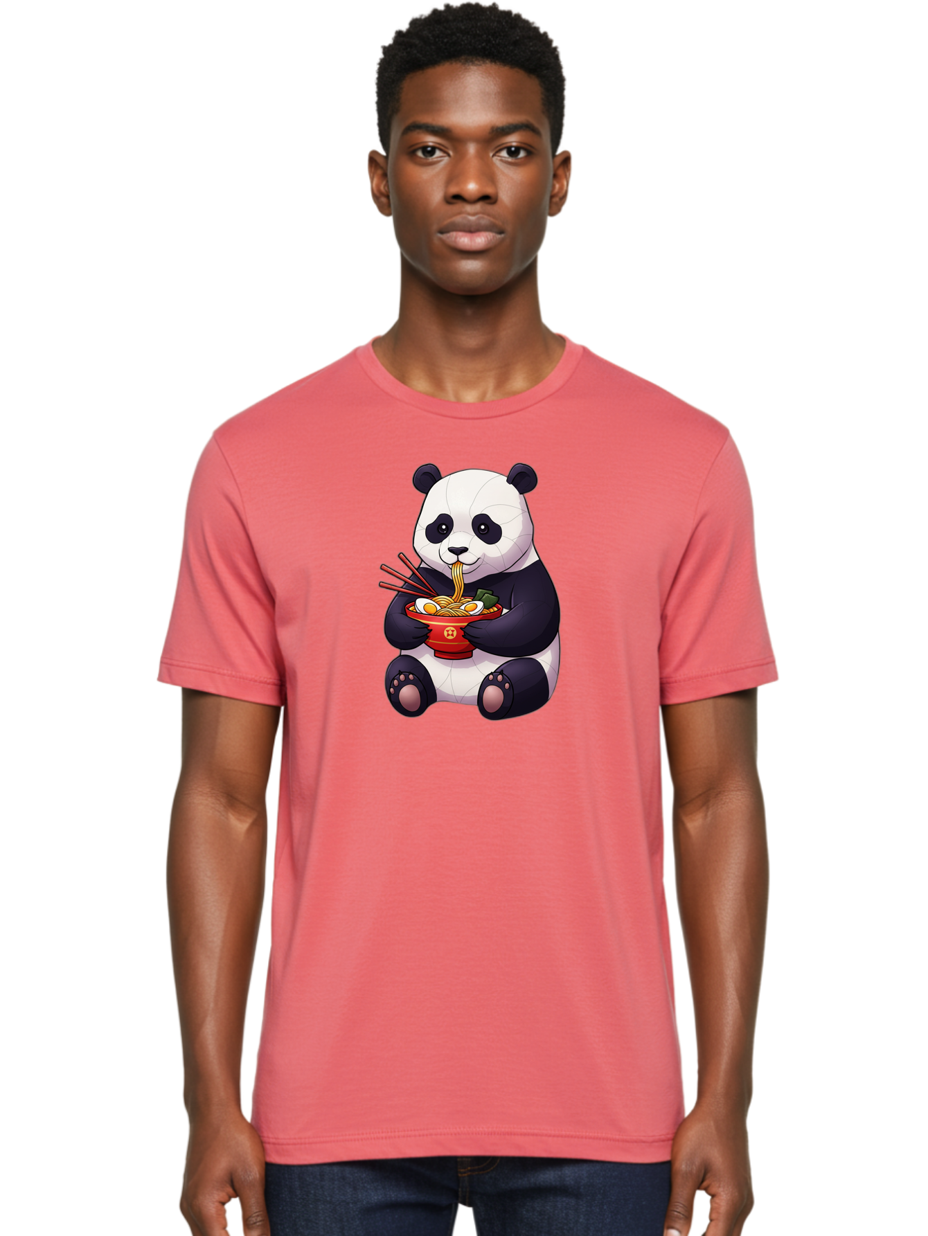 Panda-Eating-Noodles-3 Men'S Graphic Tee, 100% Cotton, Comfortable Casual Summer Wear, Machine Washable, Vintage Camera, Old Camera, Antique Camera, Black Camera, Classic Photography, Photography Equipment, Nostalgic Device, Film Camera, Baf283