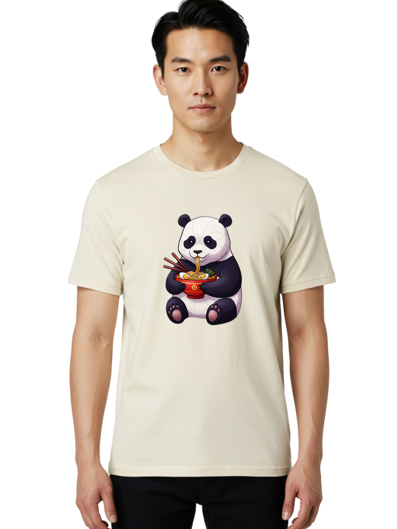 Panda-Eating-Noodles-3 Men'S Graphic Tee, 100% Cotton, Comfortable Casual Summer Wear, Machine Washable, Vintage Camera, Old Camera, Antique Camera, Black Camera, Classic Photography, Photography Equipment, Nostalgic Device, Film Camera, Baf283