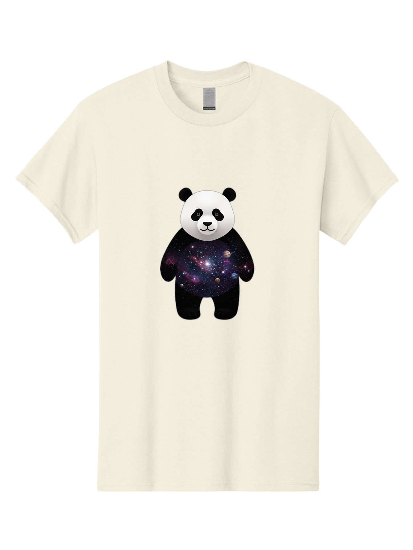 Panda-Galaxy-1 Men'S Graphic Tee, 100% Cotton, Comfortable Casual Summer Wear, Machine Washable, Vintage Camera, Old Camera, Antique Camera, Black Camera, Classic Photography, Photography Equipment, Nostalgic Device, Film Camera, Camera Art Baf289