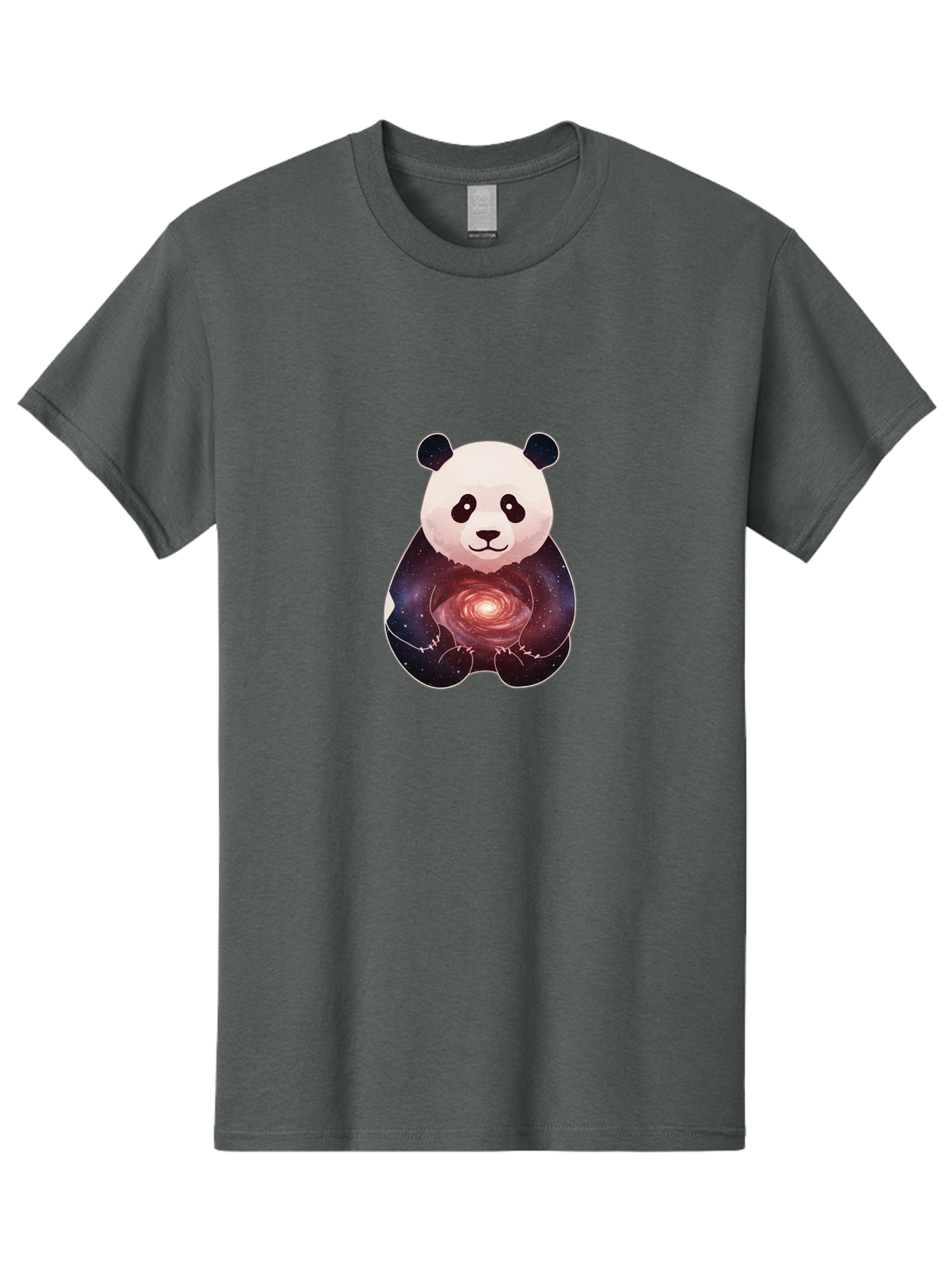 Panda-Galaxy-2 Men'S Graphic Tee, 100% Cotton, Comfortable Casual Summer Wear, Machine Washable, Vintage Camera, Old Camera, Antique Camera, Black Camera, Classic Photography, Photography Equipment, Nostalgic Device, Film Camera, Camera Art Baf290