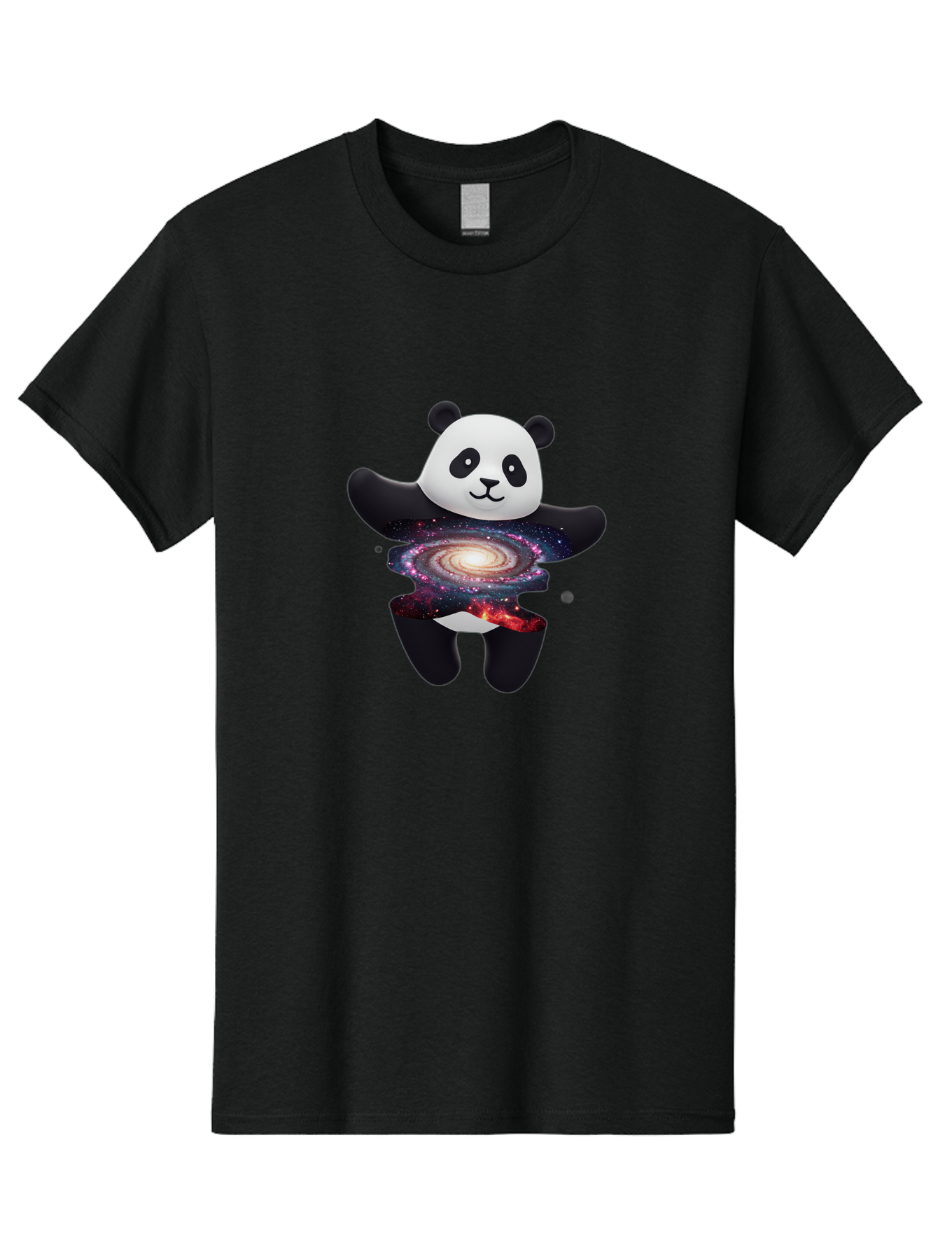 Panda-Galaxy-3 Men'S Graphic Tee, 100% Cotton, Comfortable Casual Summer Wear, Machine Washable, Vintage Camera, Old Camera, Antique Camera, Black Camera, Classic Photography, Photography Equipment, Nostalgic Device, Film Camera, Camera Art Baf291