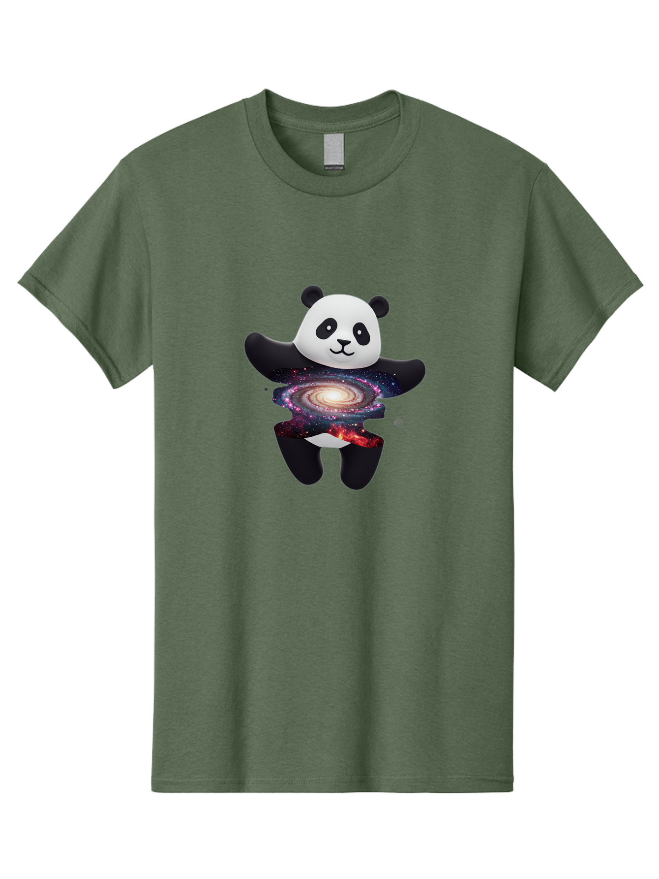 Panda-Galaxy-3 Men'S Graphic Tee, 100% Cotton, Comfortable Casual Summer Wear, Machine Washable, Vintage Camera, Old Camera, Antique Camera, Black Camera, Classic Photography, Photography Equipment, Nostalgic Device, Film Camera, Camera Art Baf291