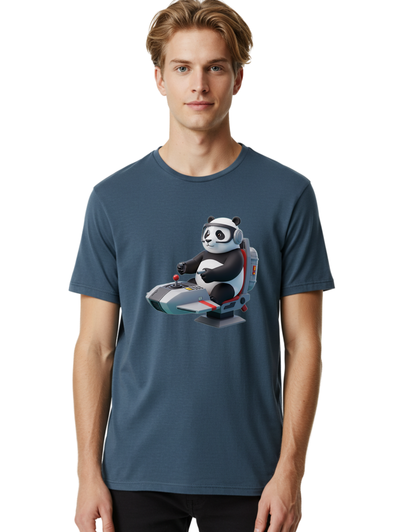 Panda-Gamer Men'S Graphic Tee, 100% Cotton, Comfortable Casual Summer Wear, Machine Washable, Vintage Camera, Old Camera, Antique Camera, Black Camera, Classic Photography, Photography Equipment, Nostalgic Device, Film Camera, Camera Art Baf294