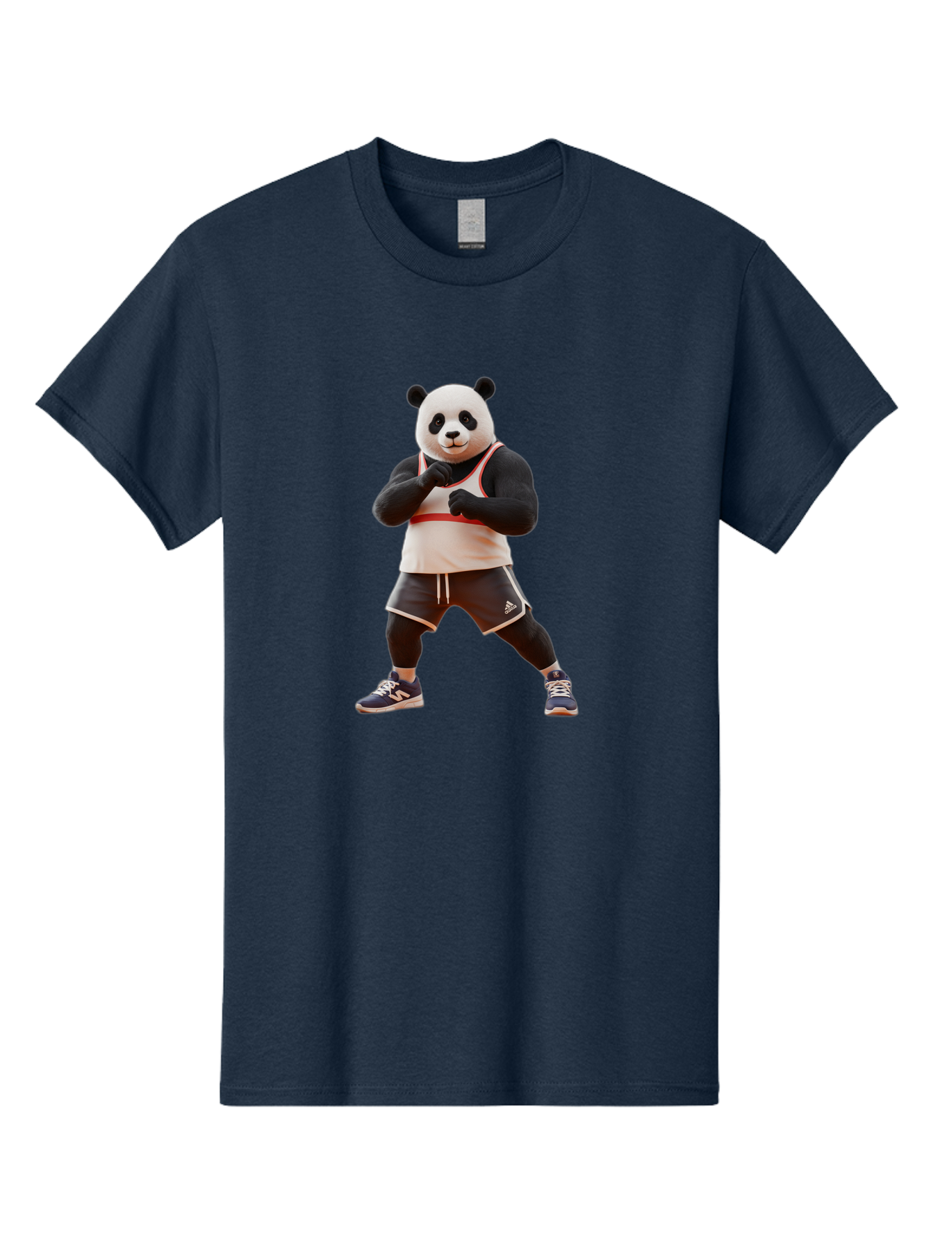 Panda-In-Boxing-Stance Men'S Graphic Tee, 100% Cotton, Comfortable Casual Summer Wear, Machine Washable, Vintage Camera, Old Camera, Antique Camera, Black Camera, Classic Photography, Photography Equipment, Nostalgic Device, Film Camera, Baf295