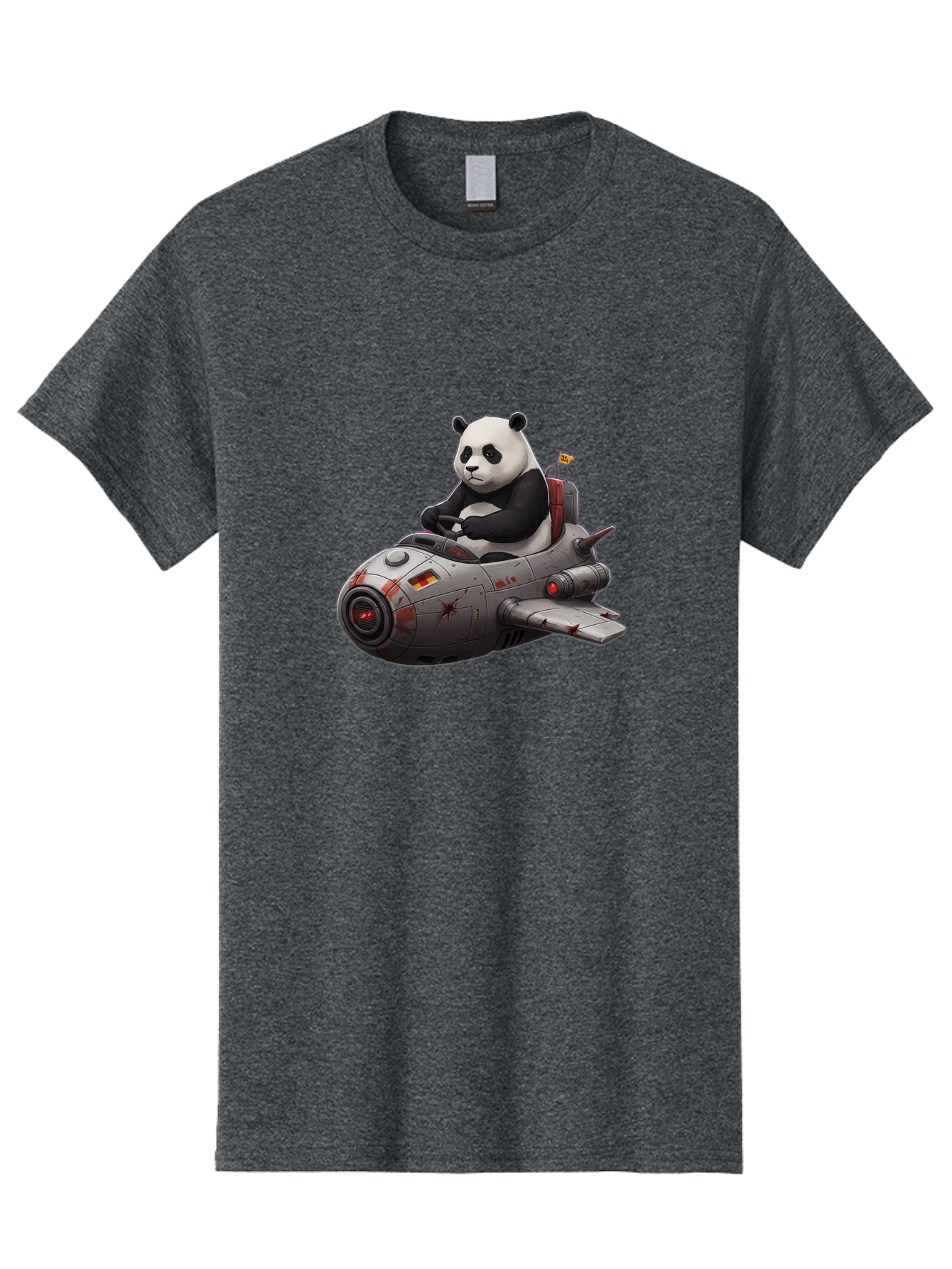 Panda-In-Spaceship-1 Men'S Graphic Tee, 100% Cotton, Comfortable Casual Summer Wear, Machine Washable, Vintage Camera, Old Camera, Antique Camera, Black Camera, Classic Photography, Photography Equipment, Nostalgic Device, Film Camera, Baf298