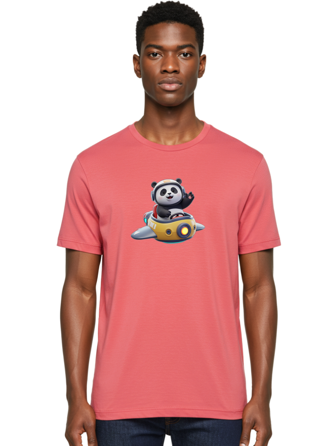 Panda-In-Spaceship Men'S Graphic Tee, 100% Cotton, Comfortable Casual Summer Wear, Machine Washable, Vintage Camera, Old Camera, Antique Camera, Black Camera, Classic Photography, Photography Equipment, Nostalgic Device, Film Camera, Baf299
