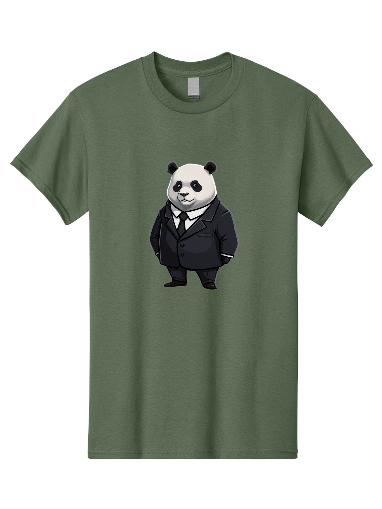 Panda-In-Suit Men'S Graphic Tee, 100% Cotton, Comfortable Casual Summer Wear, Machine Washable, Vintage Camera, Old Camera, Antique Camera, Black Camera, Classic Photography, Photography Equipment, Nostalgic Device, Film Camera, Camera Art Baf300