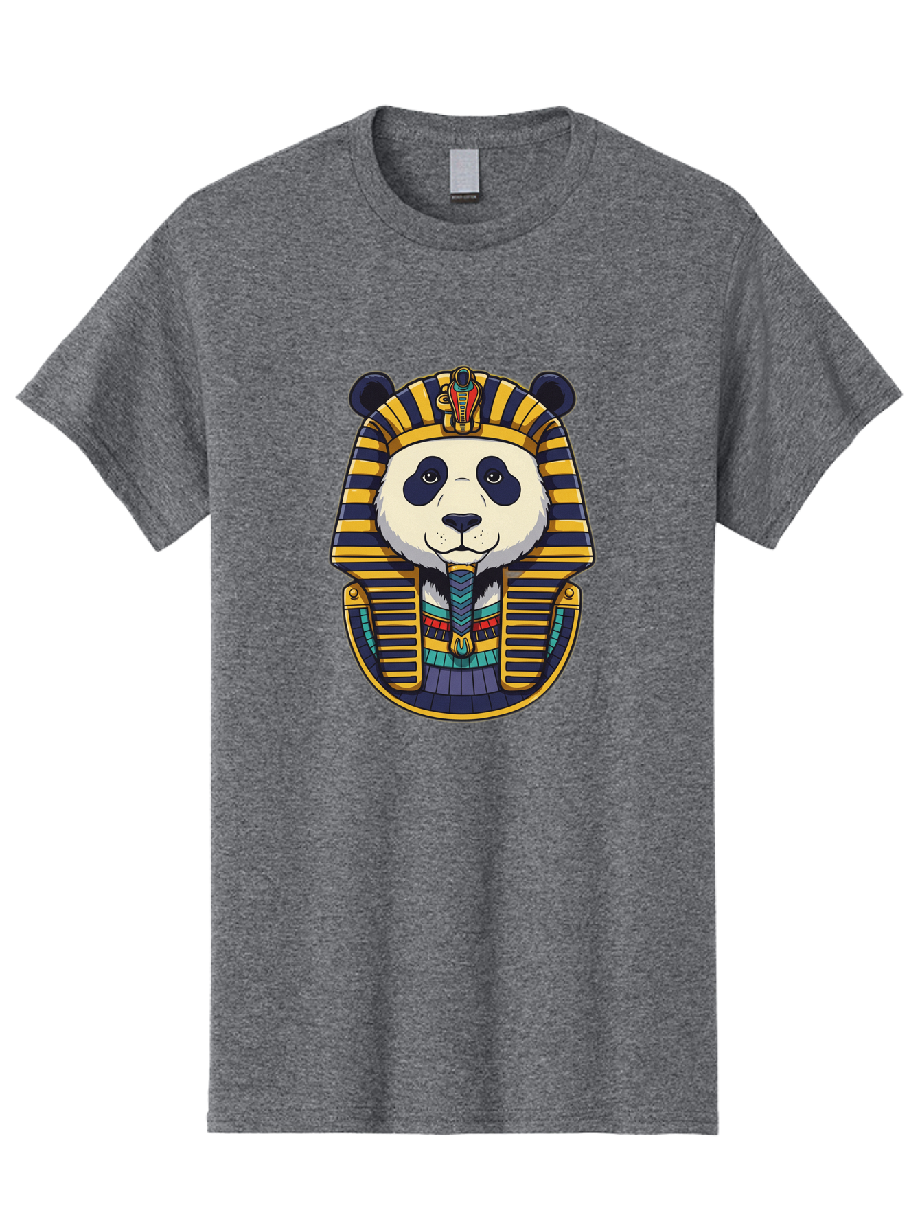 Panda-Pharaoh-1 Men'S Graphic Tee, 100% Cotton, Comfortable Casual Summer Wear, Machine Washable, Vintage Camera, Old Camera, Antique Camera, Black Camera, Classic Photography, Photography Equipment, Nostalgic Device, Film Camera, Camera Art Baf303
