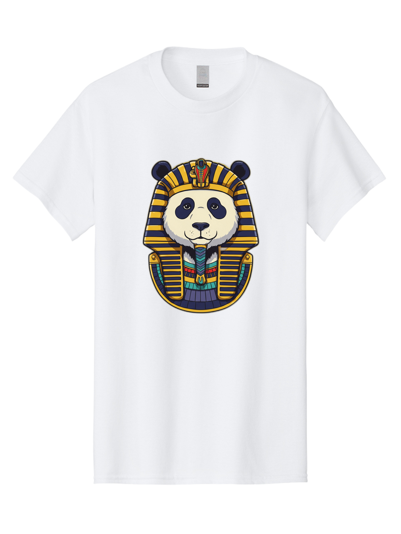 Panda-Pharaoh-1 Men'S Graphic Tee, 100% Cotton, Comfortable Casual Summer Wear, Machine Washable, Vintage Camera, Old Camera, Antique Camera, Black Camera, Classic Photography, Photography Equipment, Nostalgic Device, Film Camera, Camera Art Baf303