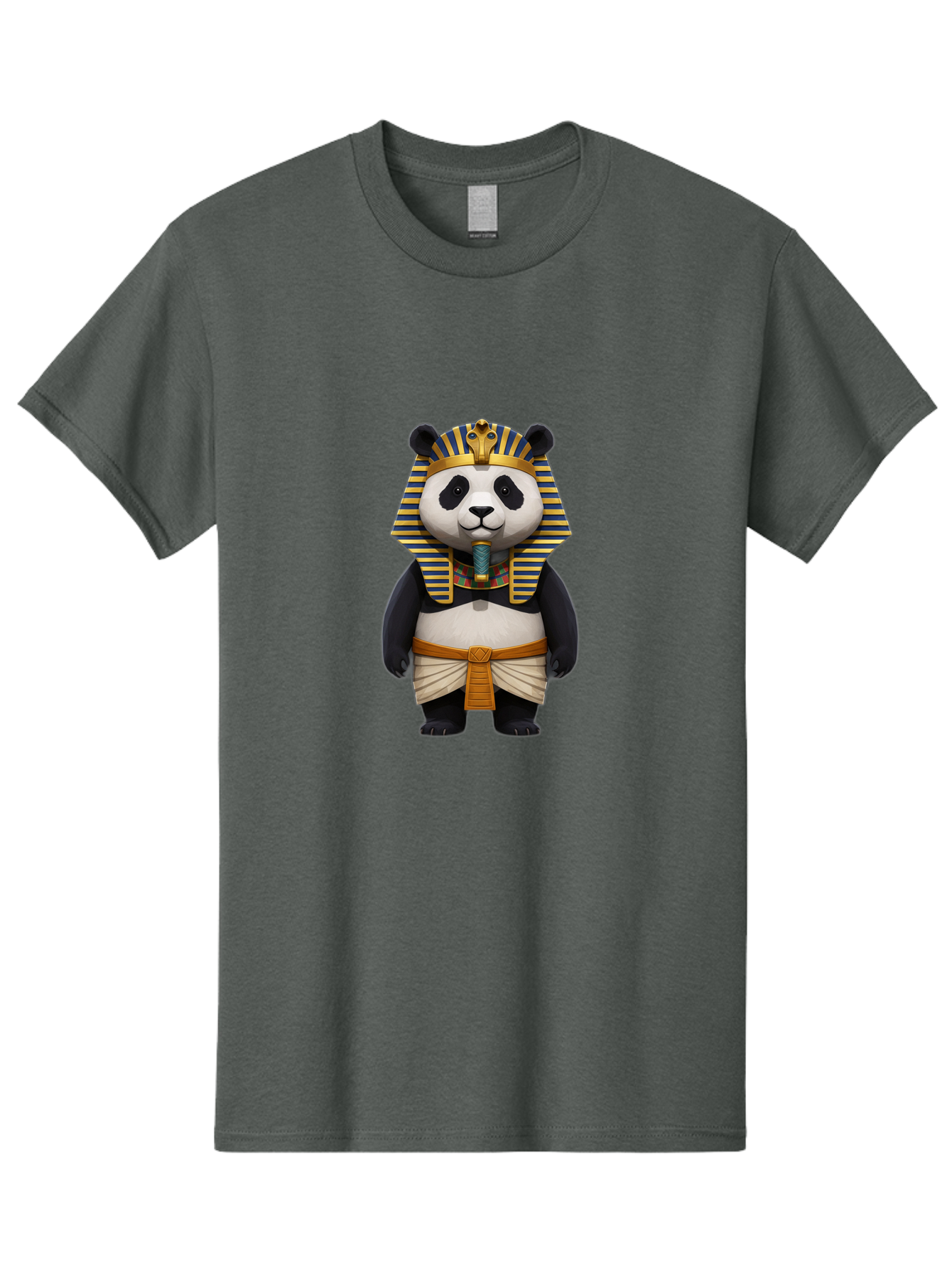 Panda-Pharaoh-2 Men'S Graphic Tee, 100% Cotton, Comfortable Casual Summer Wear, Machine Washable, Vintage Camera, Old Camera, Antique Camera, Black Camera, Classic Photography, Photography Equipment, Nostalgic Device, Film Camera, Camera Art Baf304