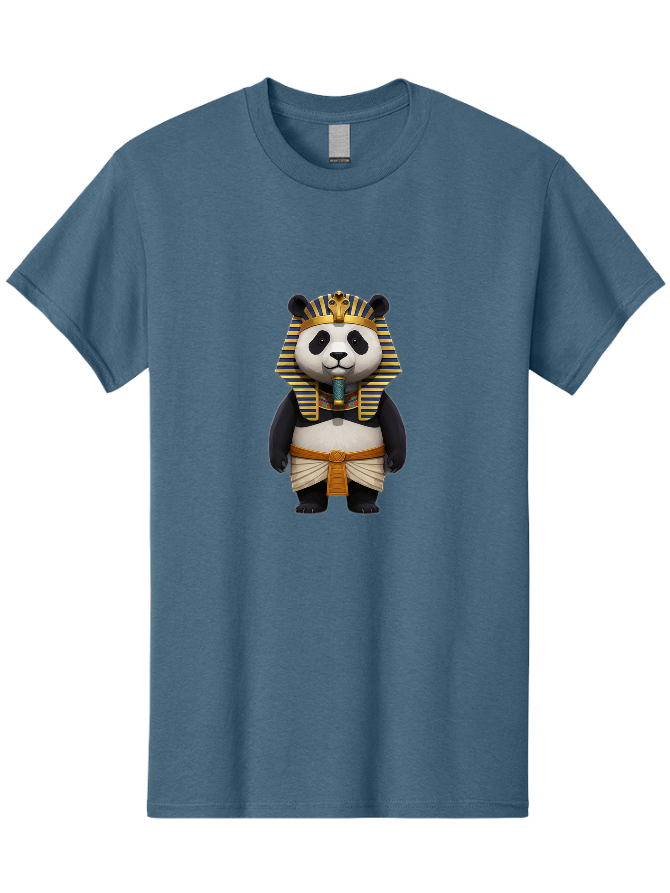 Panda-Pharaoh-2 Men'S Graphic Tee, 100% Cotton, Comfortable Casual Summer Wear, Machine Washable, Vintage Camera, Old Camera, Antique Camera, Black Camera, Classic Photography, Photography Equipment, Nostalgic Device, Film Camera, Camera Art Baf304