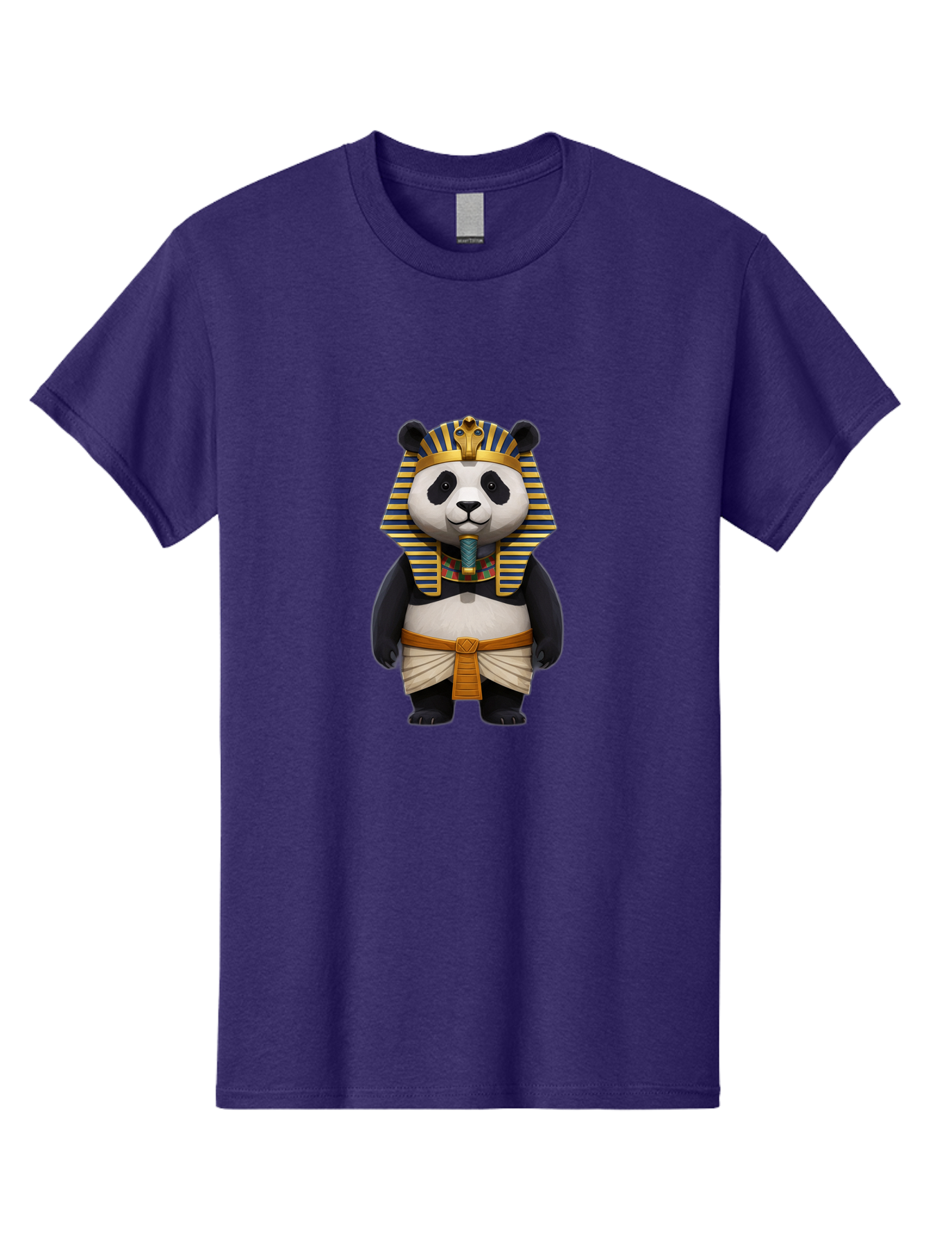 Panda-Pharaoh-2 Men'S Graphic Tee, 100% Cotton, Comfortable Casual Summer Wear, Machine Washable, Vintage Camera, Old Camera, Antique Camera, Black Camera, Classic Photography, Photography Equipment, Nostalgic Device, Film Camera, Camera Art Baf304