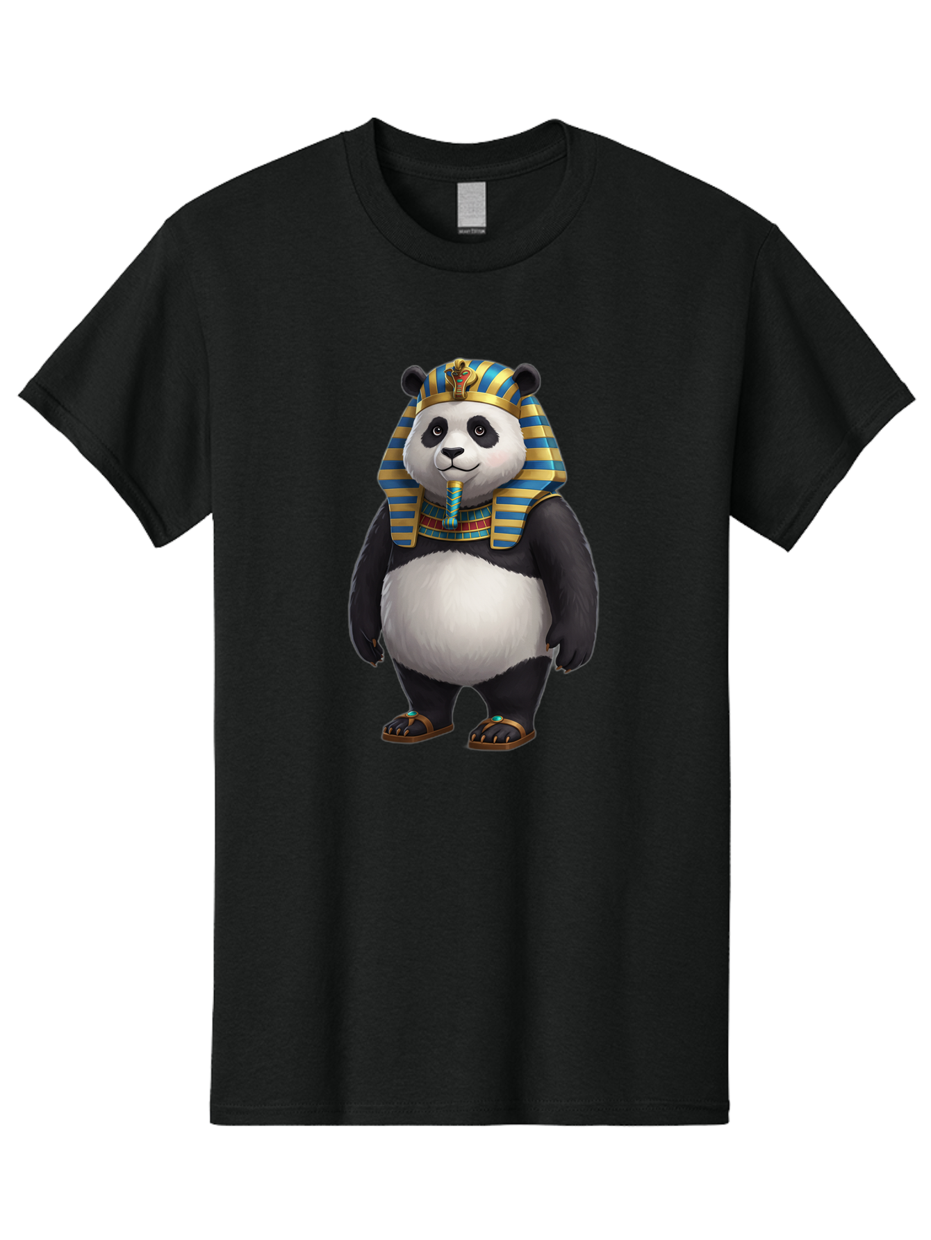Panda-Pharaoh-8 Men'S Graphic Tee, 100% Cotton, Comfortable Casual Summer Wear, Machine Washable, Vintage Camera, Old Camera, Antique Camera, Black Camera, Classic Photography, Photography Equipment, Nostalgic Device, Film Camera, Camera Art Baf310
