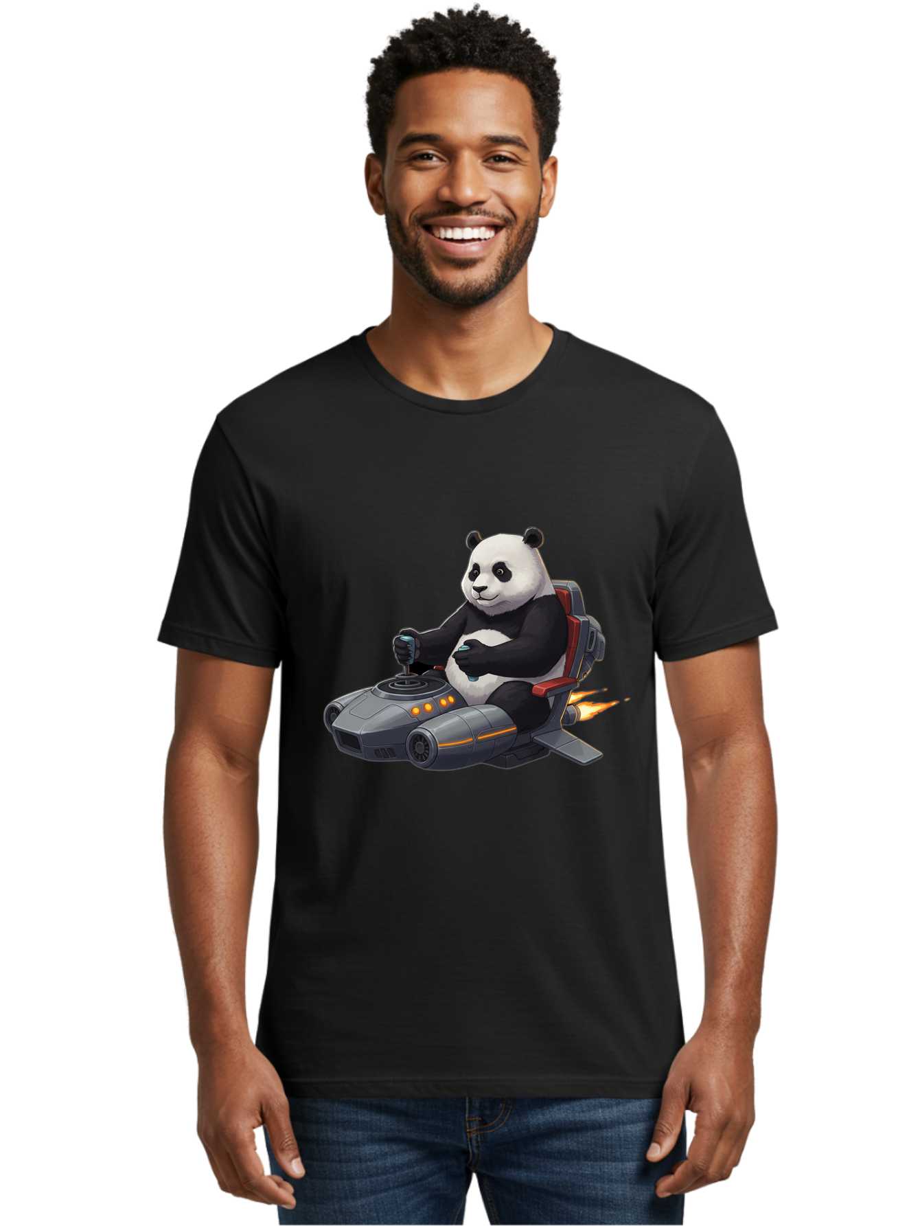 Panda-Pilot Men'S Graphic Tee, 100% Cotton, Comfortable Casual Summer Wear, Machine Washable, Vintage Camera, Old Camera, Antique Camera, Black Camera, Classic Photography, Photography Equipment, Nostalgic Device, Film Camera, Camera Art Baf315