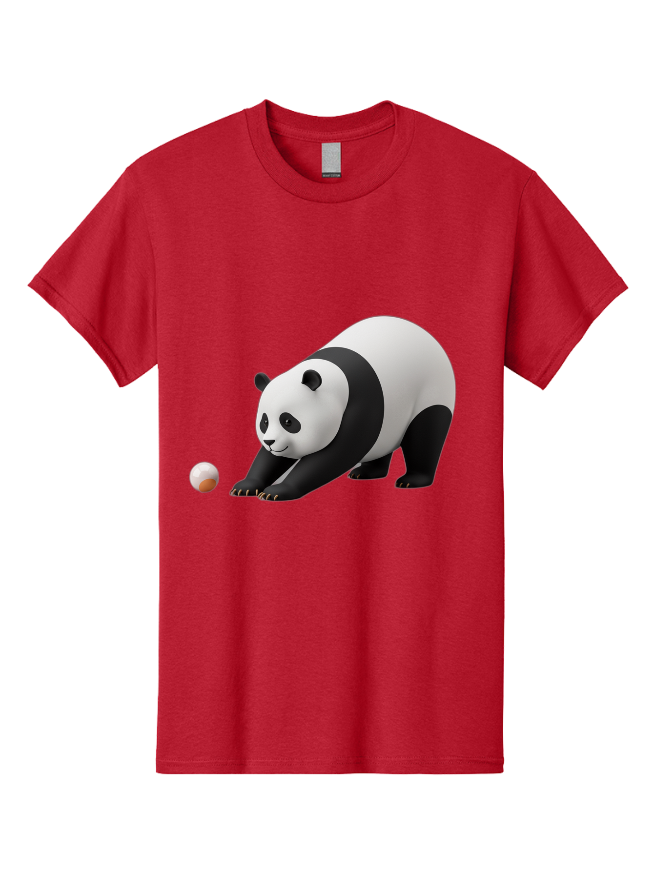 Panda-Playing-With-Ball Men'S Graphic Tee, 100% Cotton, Comfortable Casual Summer Wear, Machine Washable, Vintage Camera, Old Camera, Antique Camera, Black Camera, Classic Photography, Photography Equipment, Nostalgic Device, Film Camera, Baf316