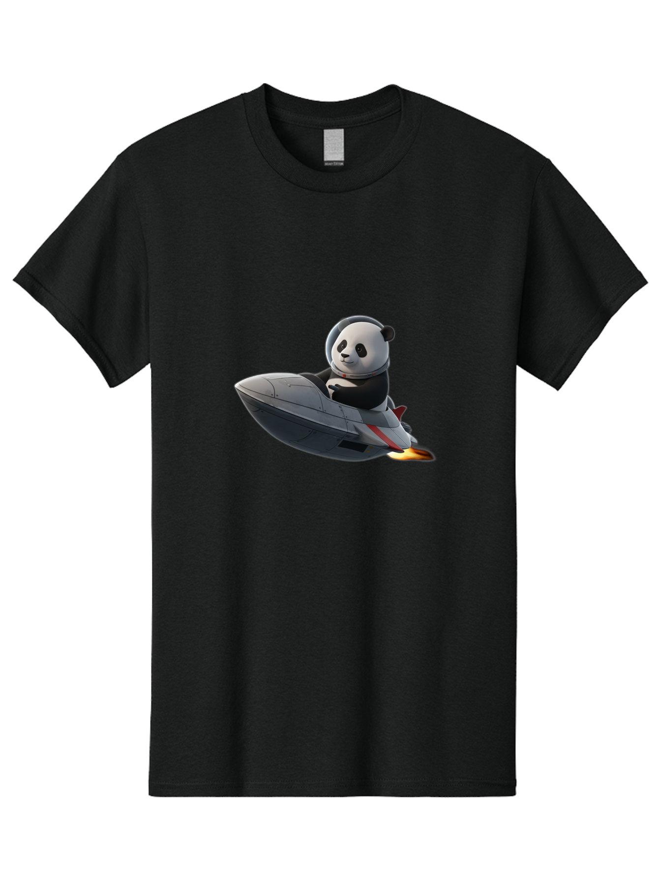 Panda-Riding-Spaceship-1 Men'S Graphic Tee, 100% Cotton, Comfortable Casual Summer Wear, Machine Washable, Vintage Camera, Old Camera, Antique Camera, Black Camera, Classic Photography, Photography Equipment, Nostalgic Device, Film Camera, Baf319